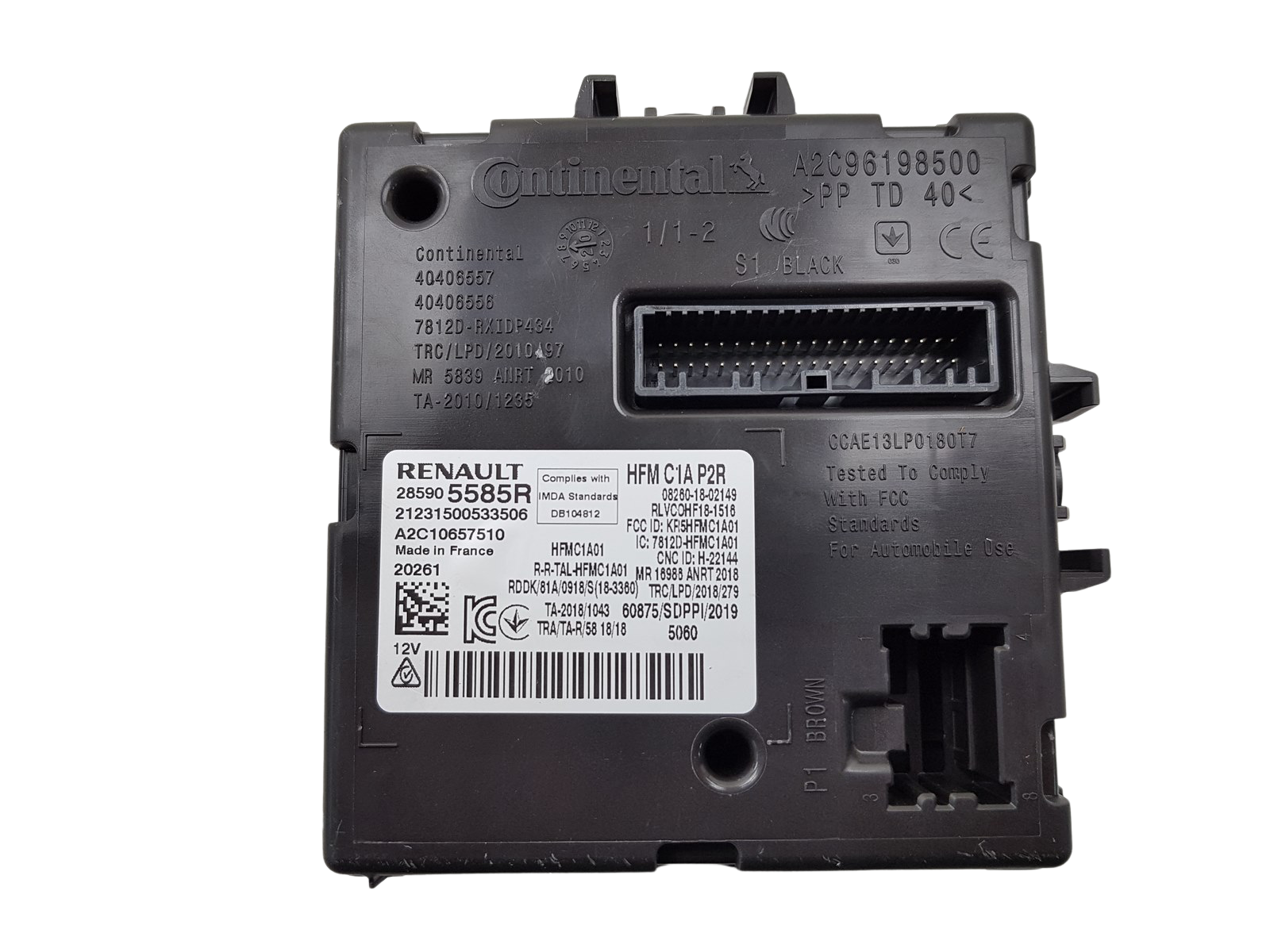 Ohjausyksikön moduuli Renault Clio 5 Zoe 285905585R A2C10657510 0km 1 main product photo
