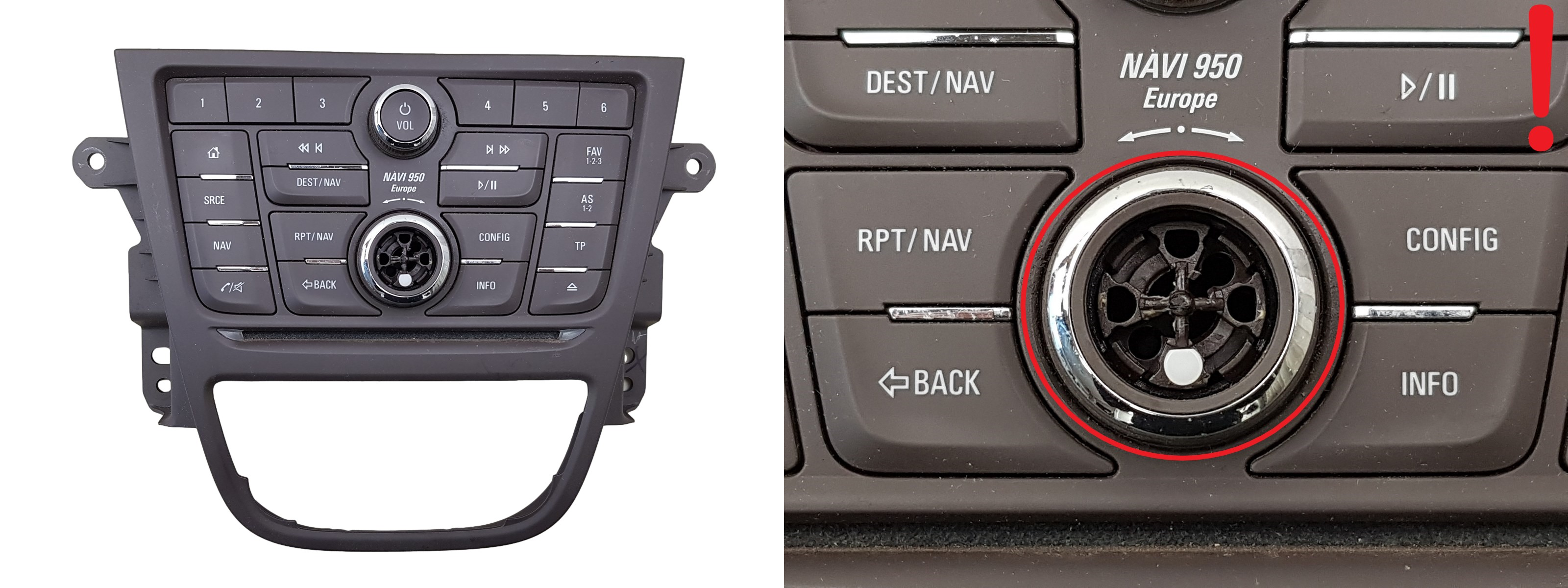 Ohjauspaneeli Radio Opel Mokka 42356785 A2C9894820001 main product photo