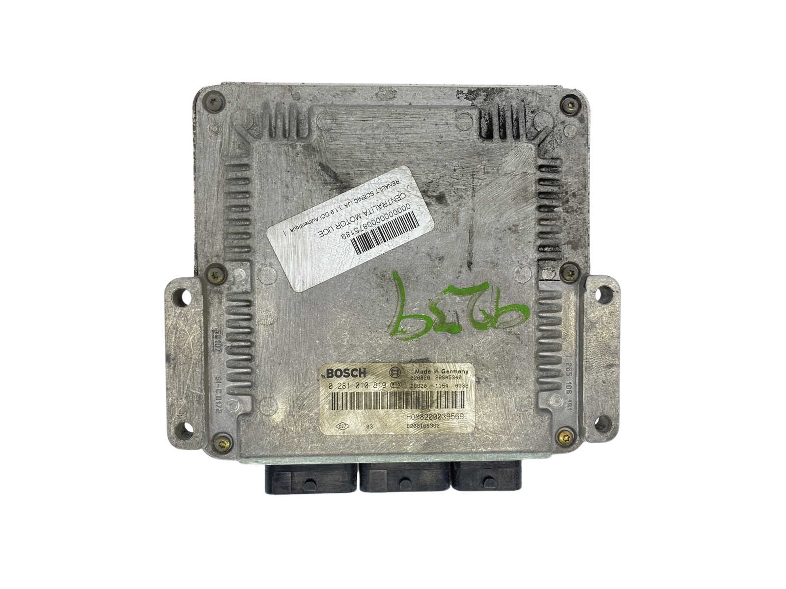 Ohjausyksikkö 0281010819 8200039569 8200166362 Renault Bosch 63482 main product photo