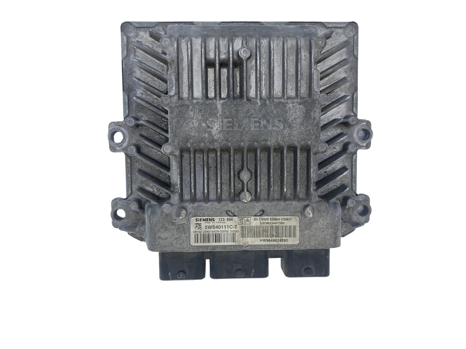 Ohjausyksikkö 9653447380 9648624280 5WS40111C-T SID804 PSA Siemens 48982 main product photo