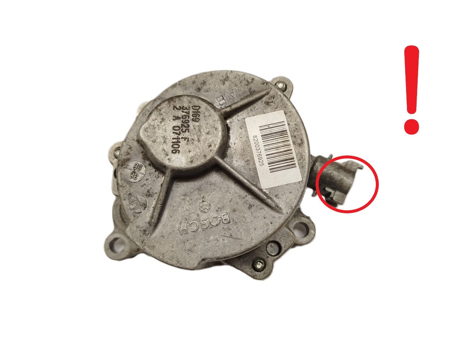 Alipainepumppu 8200376925 2.0 DCI Renault Bosch main product photo
