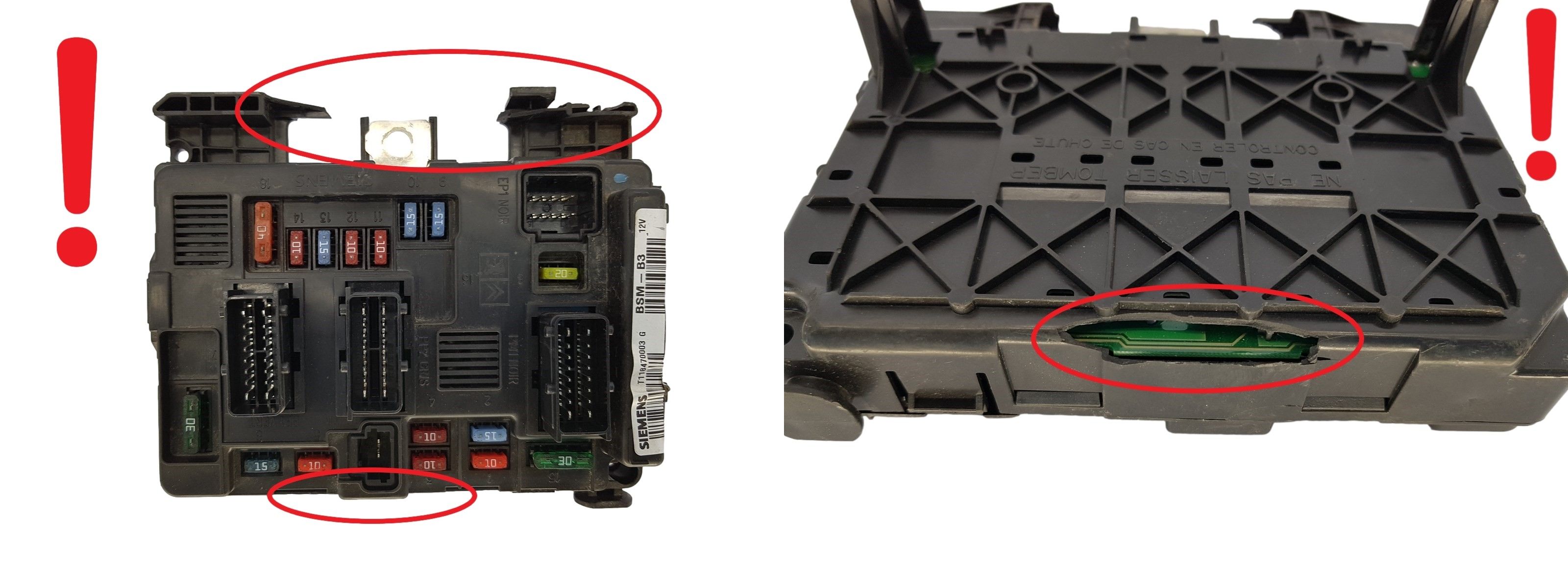 Ohjausyksikkö BSM-B3 9643498880 T118470003G PSA Siemens 1485 main product photo