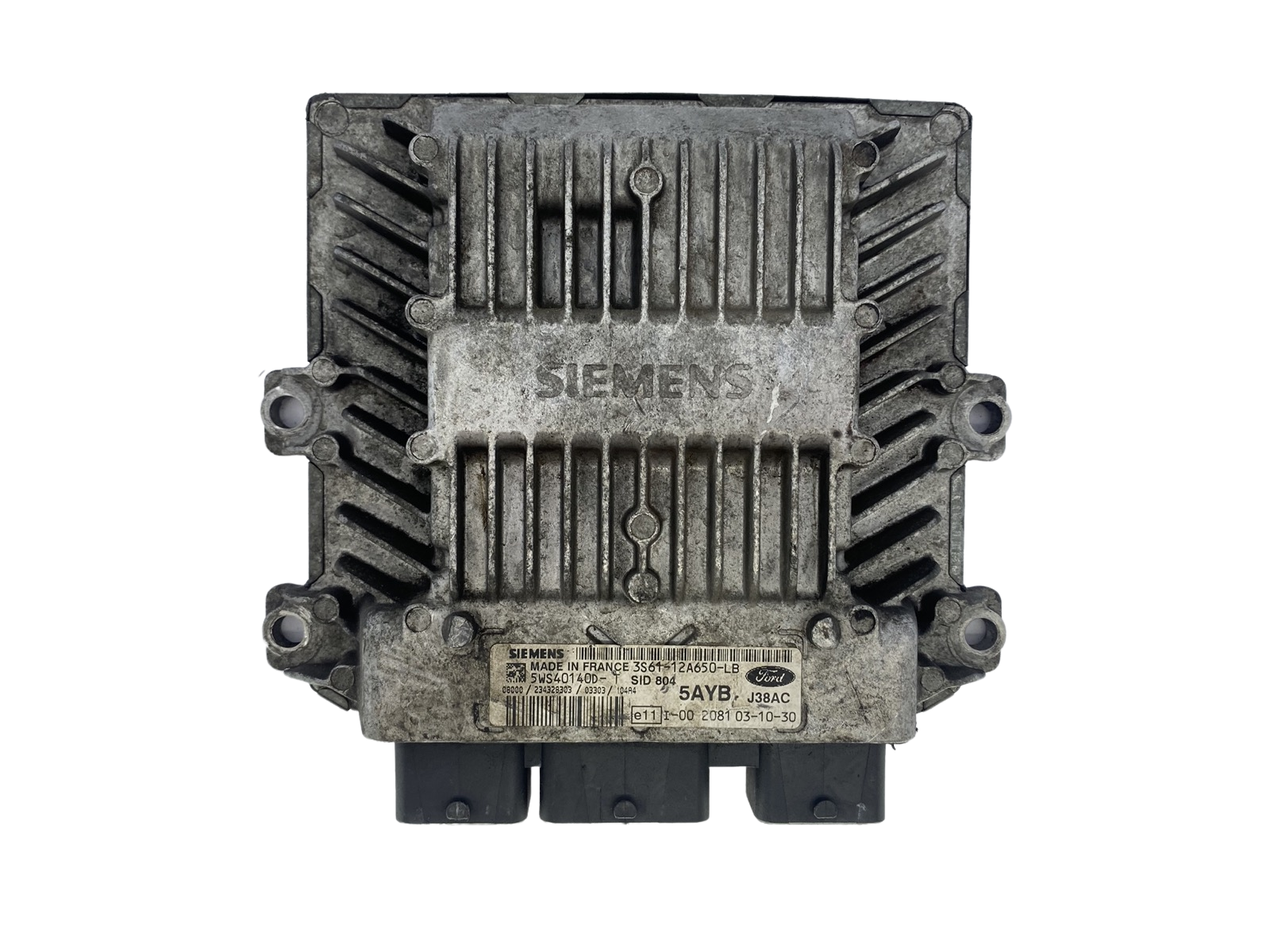 Ohjausyksikkö 3S61-12A650-LB 5WS40140D-T SID 804 Ford Siemens 52319 main product photo