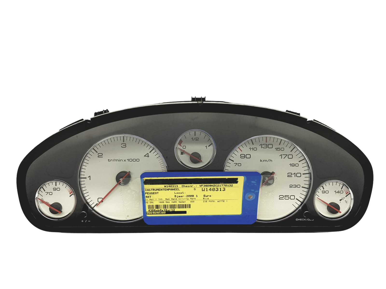 Nopeusmittari Peugeot 407 9664690380 Siemens VDO 45052 main product photo