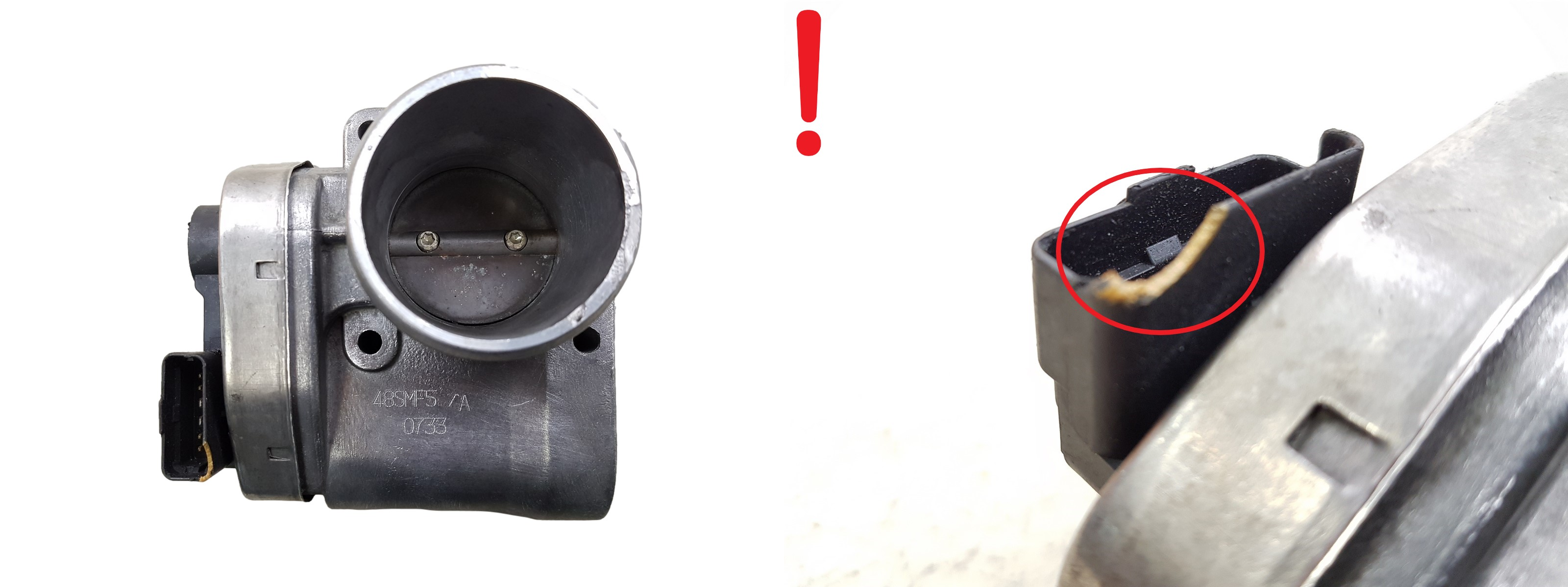 Kaasuläpän venttiili Fiat 48SMF5/A CA.0011607 1.6 16V 2544 main product photo