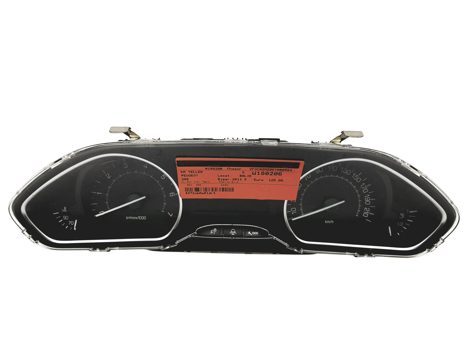 Nopeusmittari Peugeot 208 9803993180 E 9800654580 main product photo