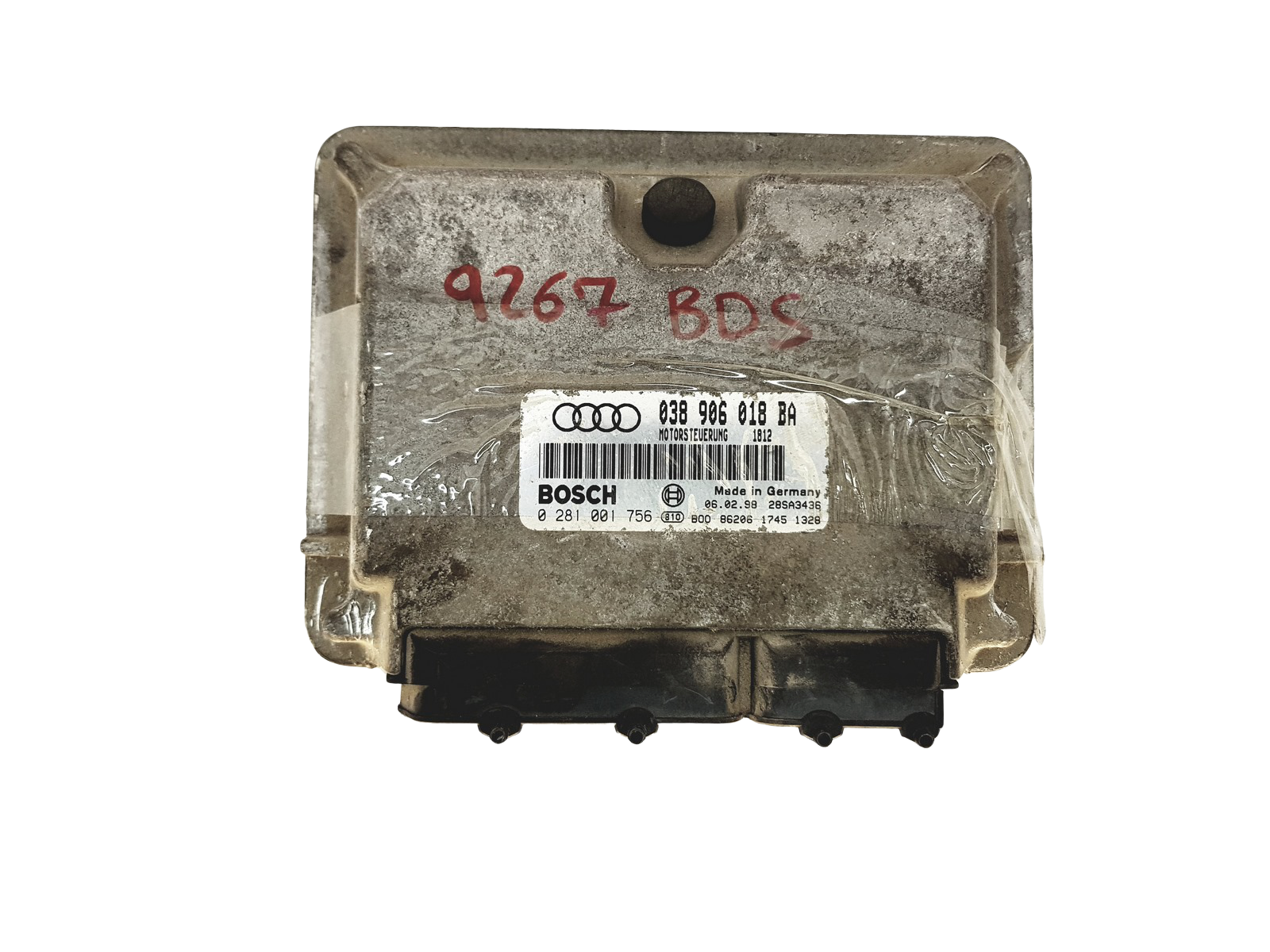 Ohjausyksikkö 038906018BA 0281001756 Audi Bosch 23717 main product photo