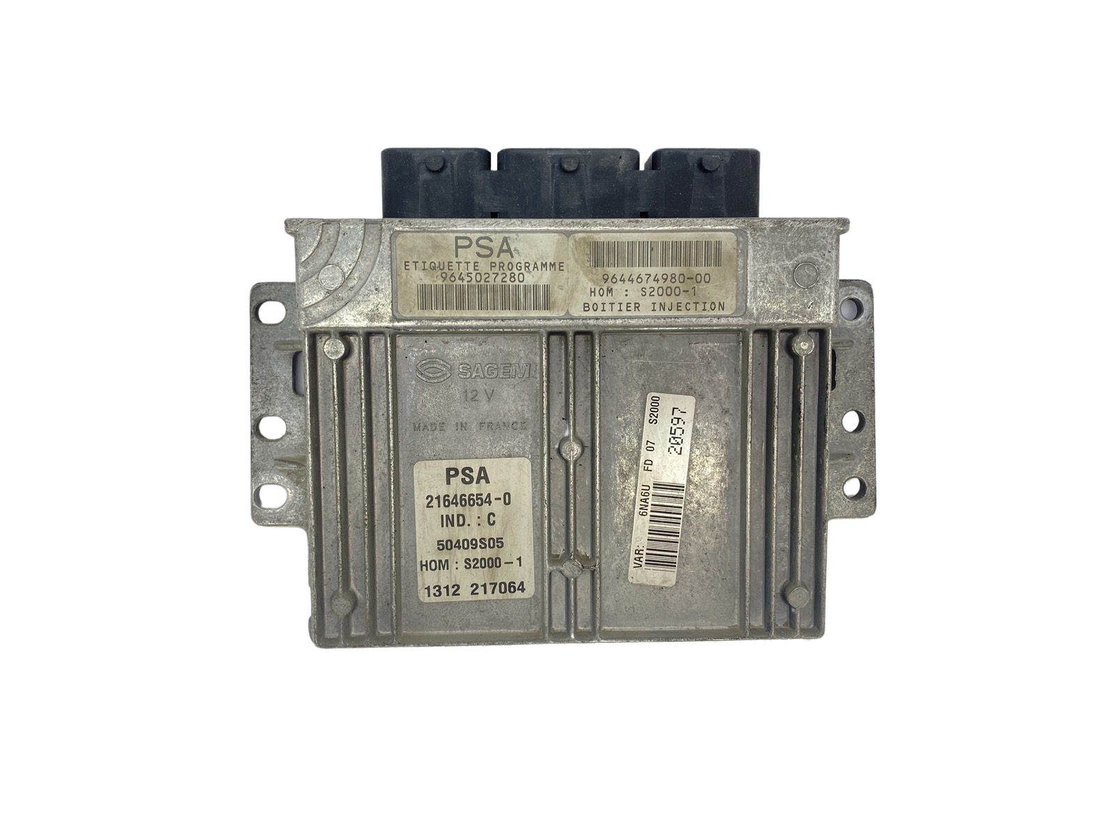 Ohjausyksikkö 9645027280 9644674980 21646654-0 PSA Sagem 59878 main product photo