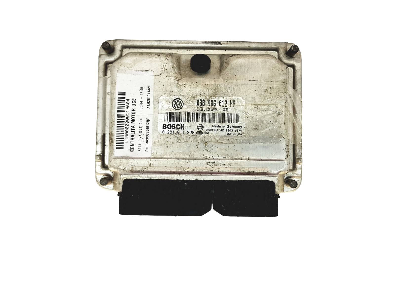 Ohjausyksikkö 038906012HP 0281011320 Seat VW Bosch 23863 main product photo