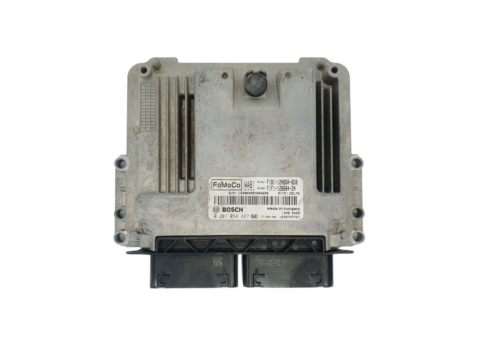 Ohjausyksikkö 0281034427 F1B1-12A650-BDB Ford Bosch main product photo