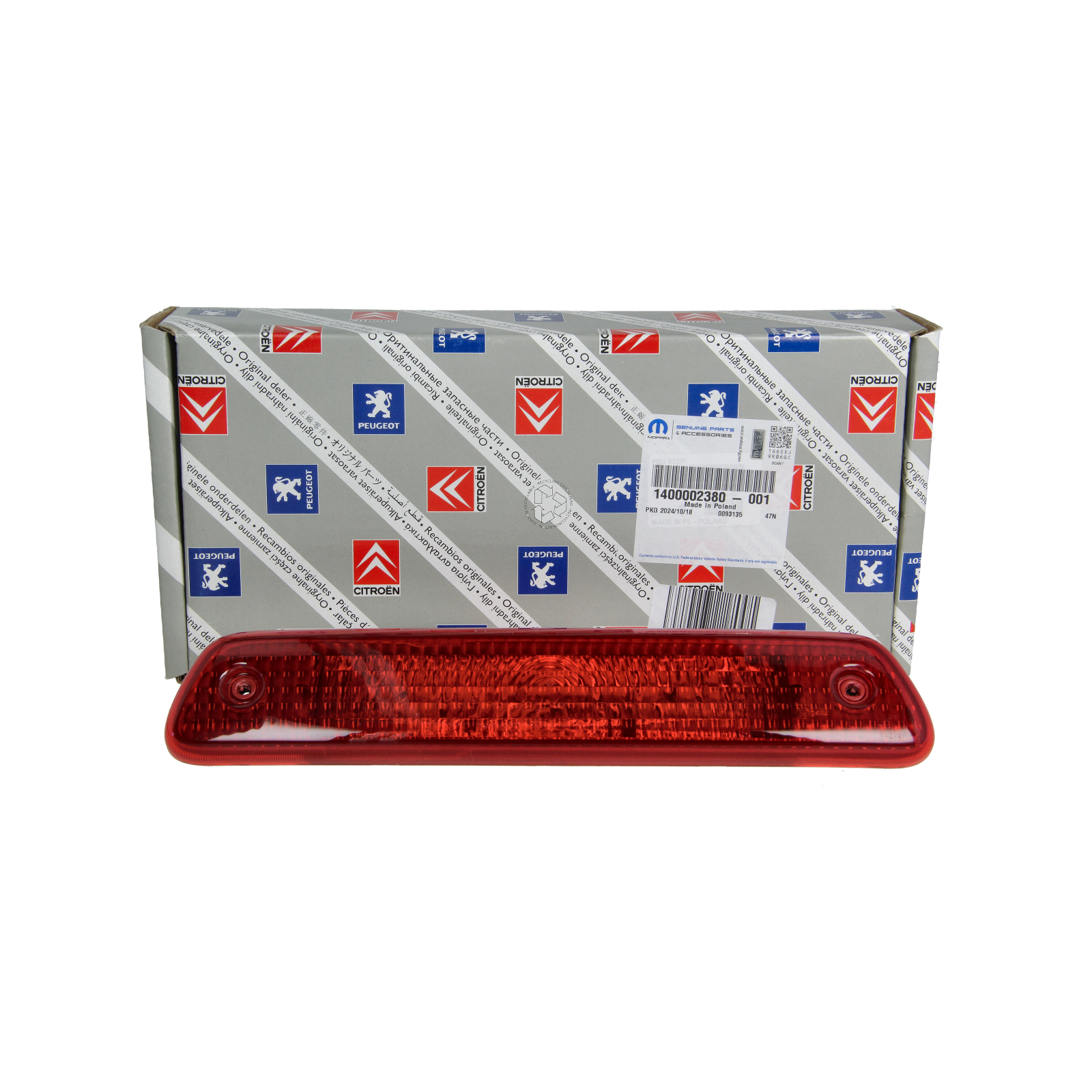 Jarruvalo Alkuperäinen 1400002380 Citroen Peugeot main product photo