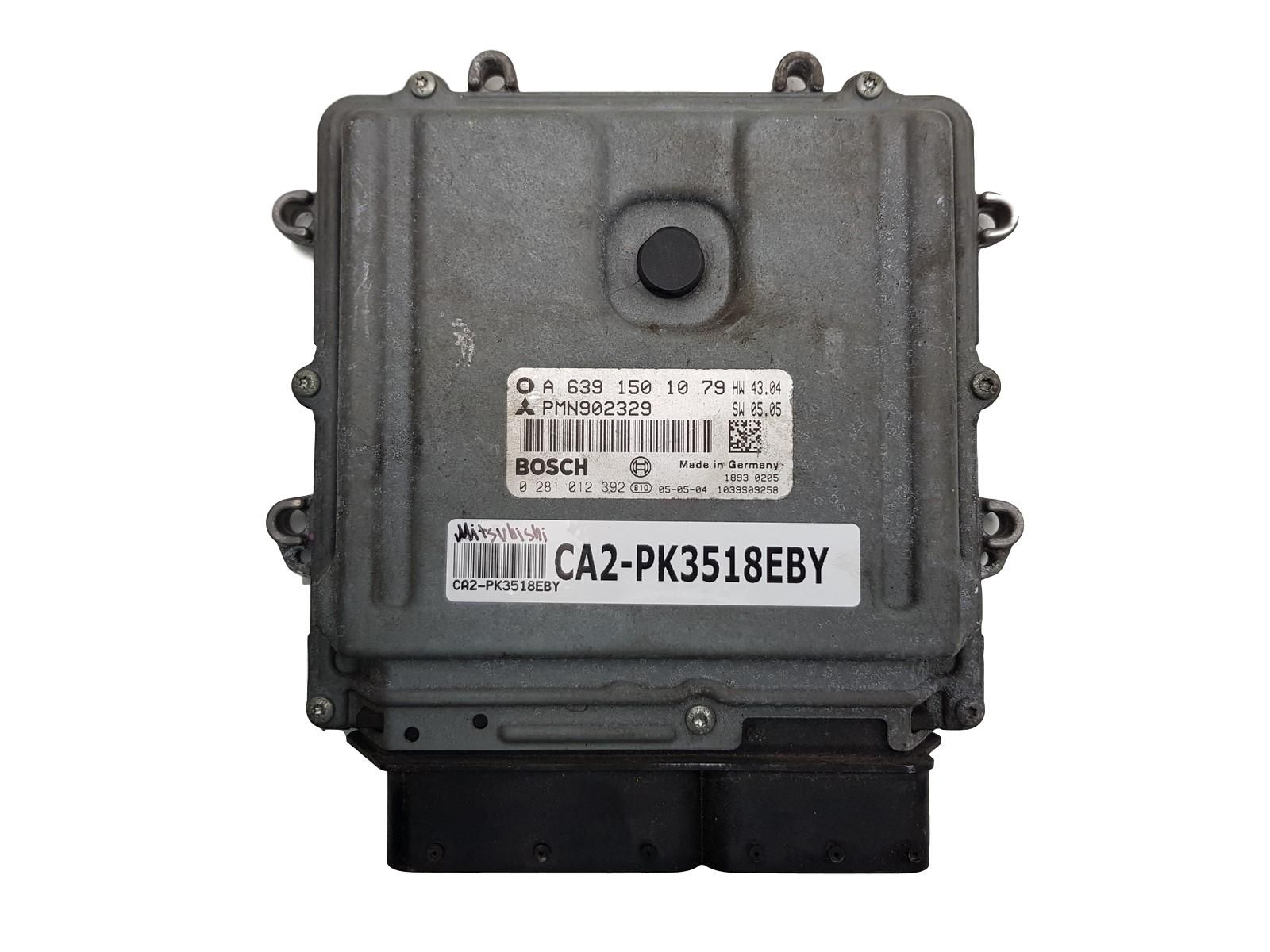 Moottorin Ohjausyksikkö Smart A6391501079 PMN902329 0281012392 Bosch main product photo