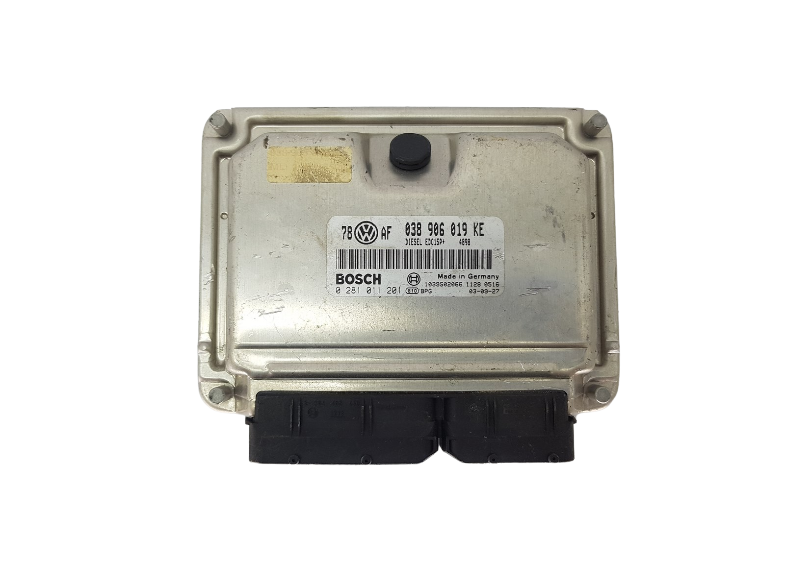 Ohjausyksikkö 038906019KE 0281011201 VW Bosch 19285 main product photo