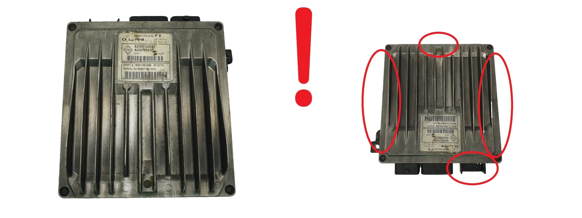 Ohjausyksikkö 8200513058 8200785530 R0410B036D Renault Delphi 68261 main product photo