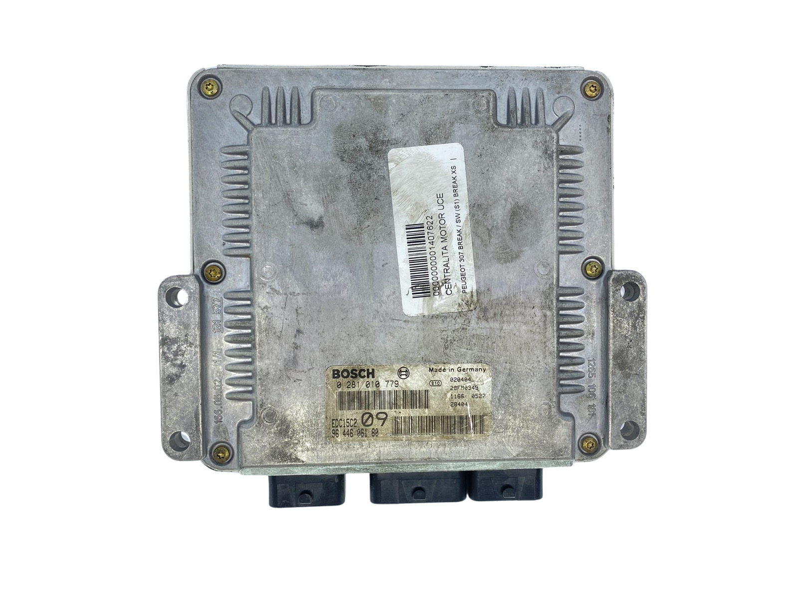 Ohjausyksikkö 9644606180 0281010779 EDC15C2 PSA Bosch 63433 main product photo