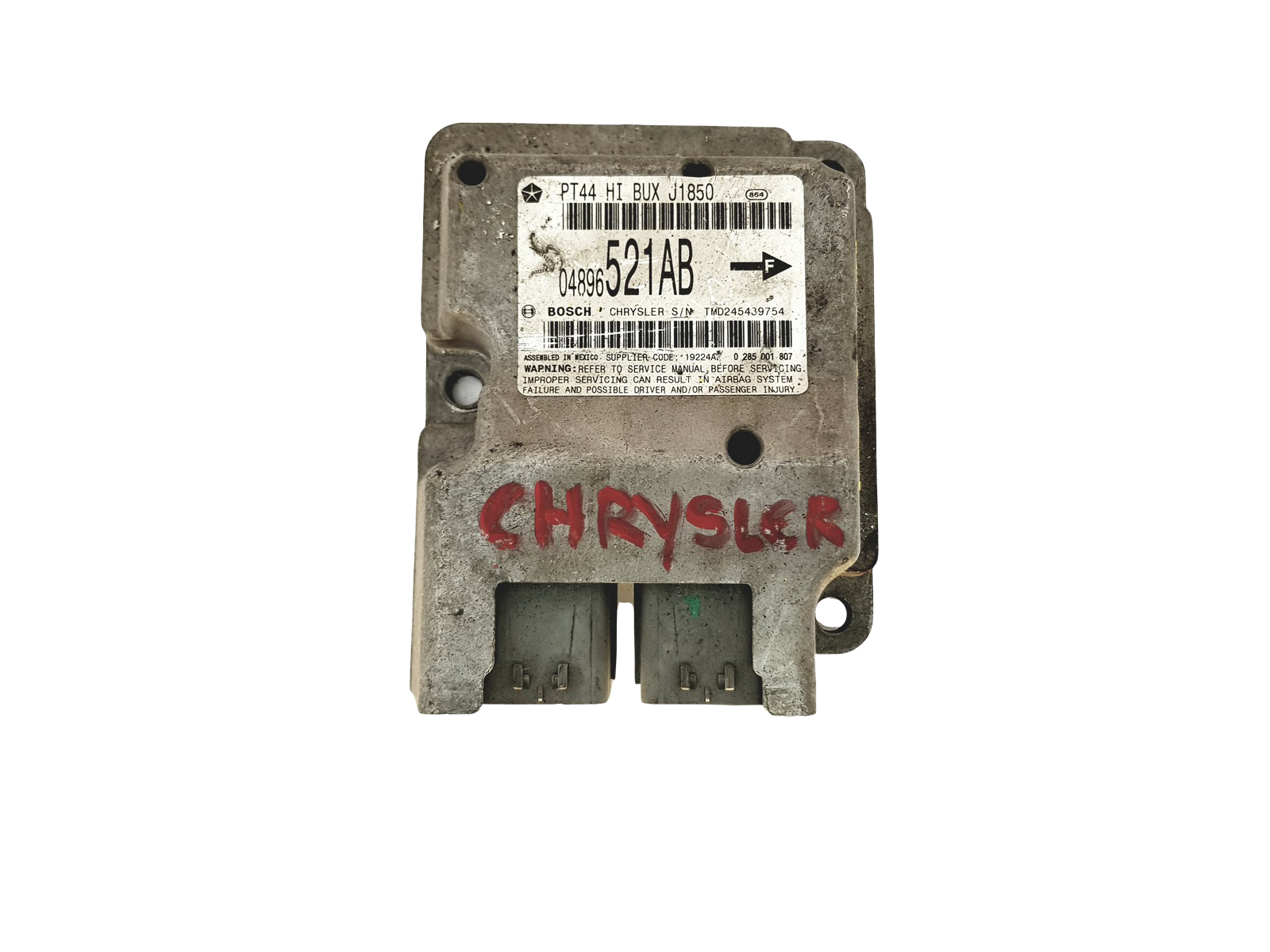 Ohjausyksikön moduuli 04896521AB 0285001807 Chrysler Bosch main product photo