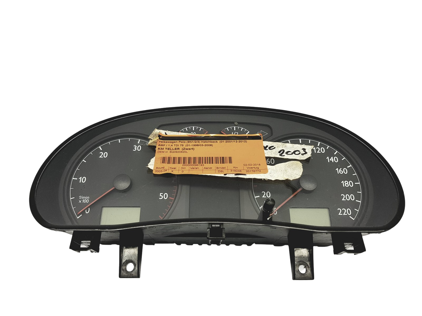 Nopeusmittari VW Polo 6Q0920820L 110080125015 53485 main product photo