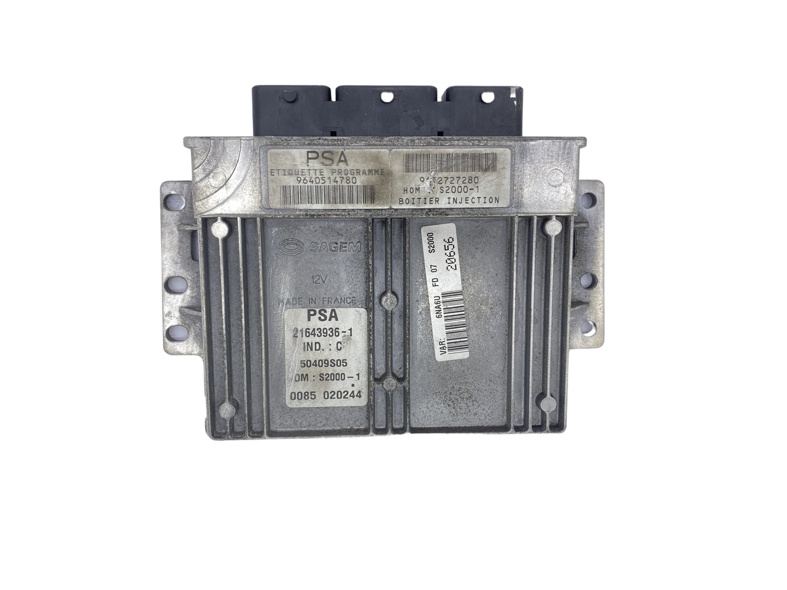 Ohjausyksikkö 9640514780 9632727280 21643936-1 PSA Sagem 57305 main product photo
