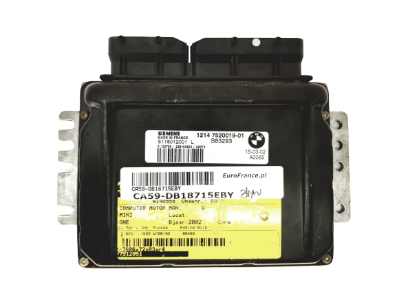 Ohjausyksikkö Mini 1214 7520019-01 S118012001L Siemens 18715 main product photo