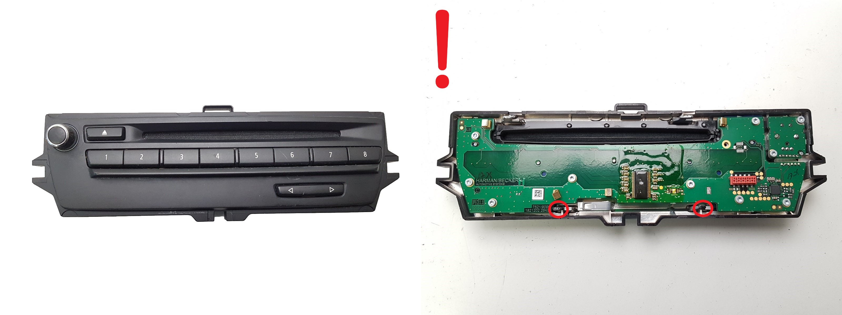 Ohjauspaneeli Radia BMW 9222861 1821202 26KU main product photo