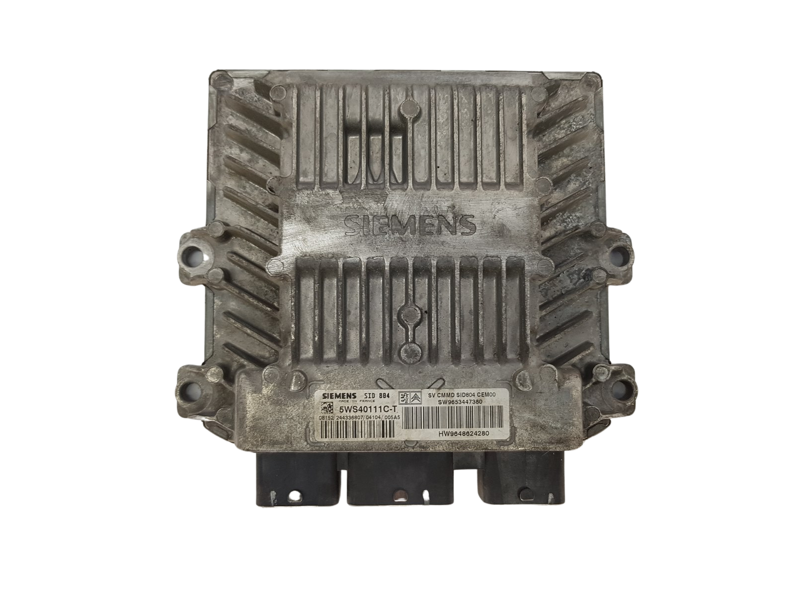 Ohjausyksikkö 9653447380 9648624280 5WS40111C-T SID804 PSA Siemens 3451 main product photo