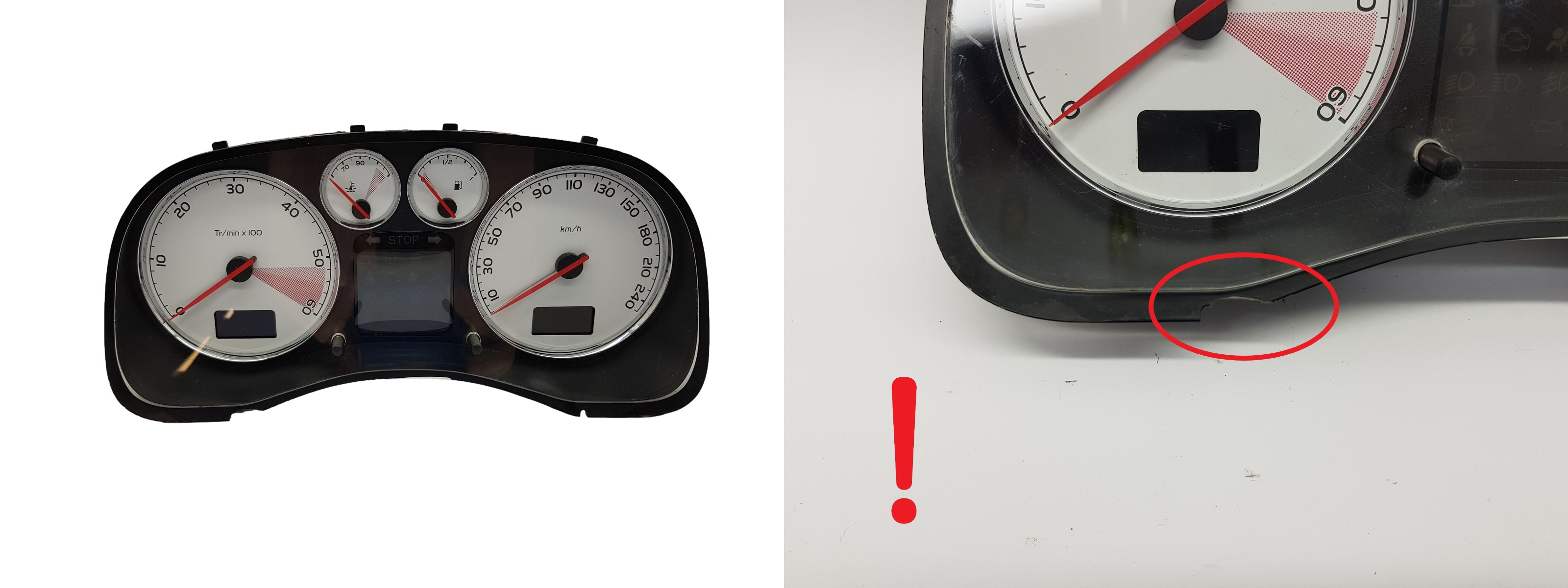 Kierroslukumittari Peugeot 307 Lift 9655925880 B02 2007 main product photo