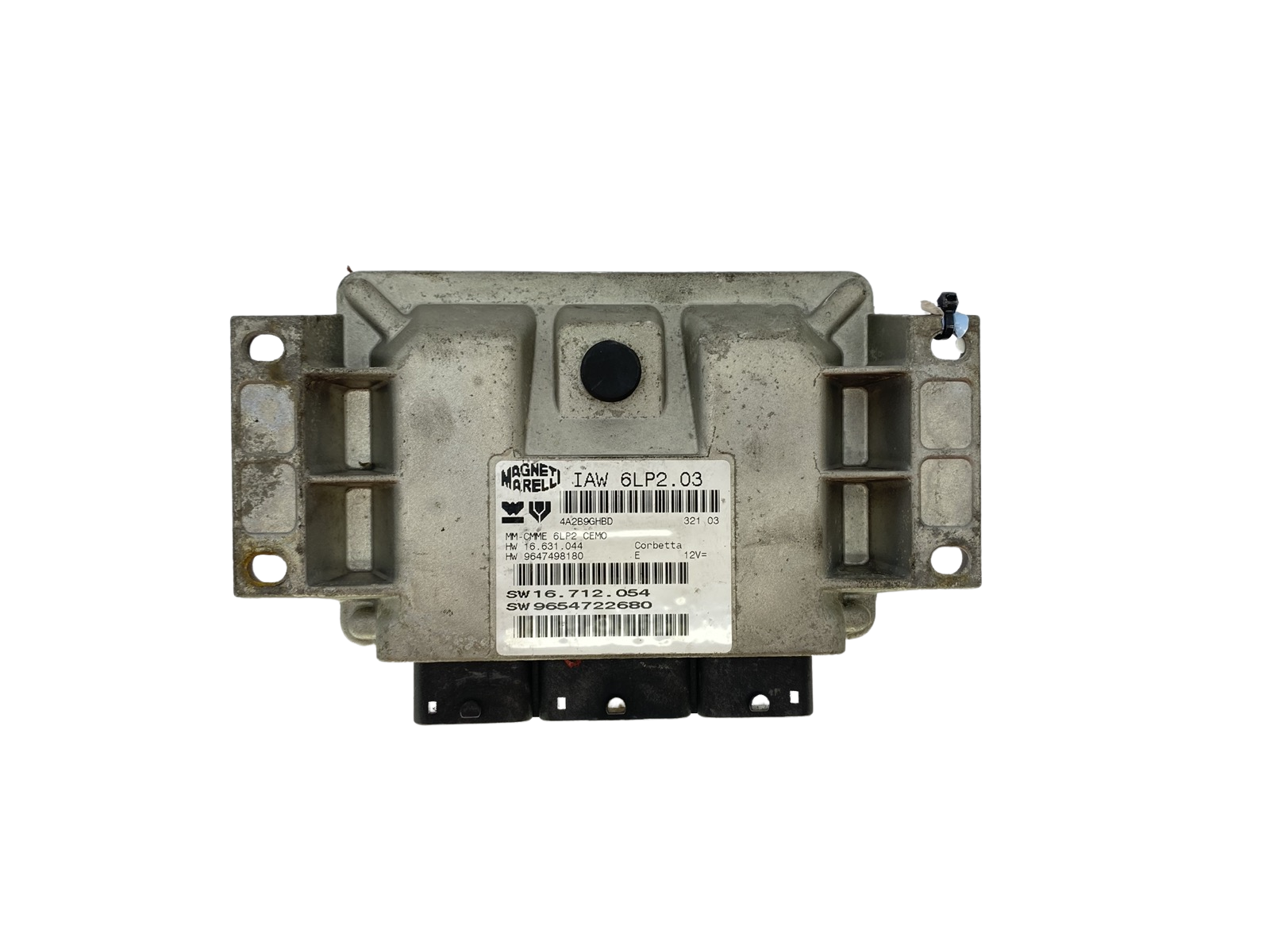 Ohjausyksikkö PSA 9654722680 IAW6LP2.03 16.712.054 Magneti Marelli 57433 main product photo