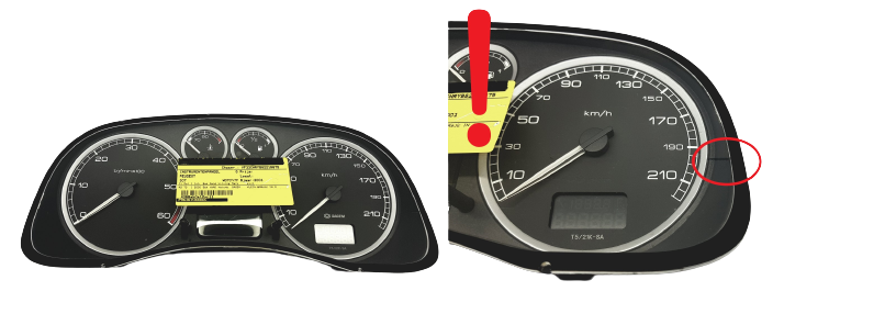 Nopeusmittari Peugeot 307 9636708880 C 03 49342 main product photo
