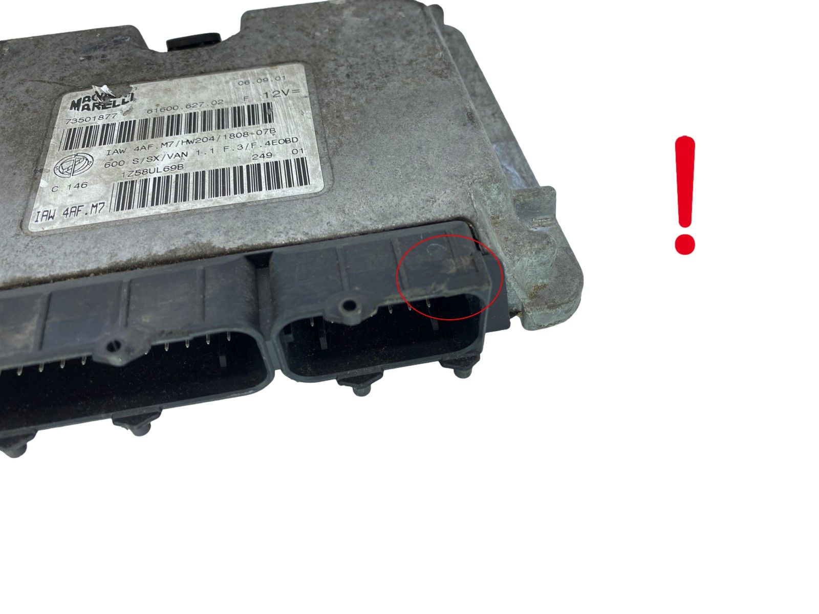 Ohjausyksikkö IAW4AF.M7 73501877 61600.627.02 Fiat Magneti Marelli 61986 main product photo