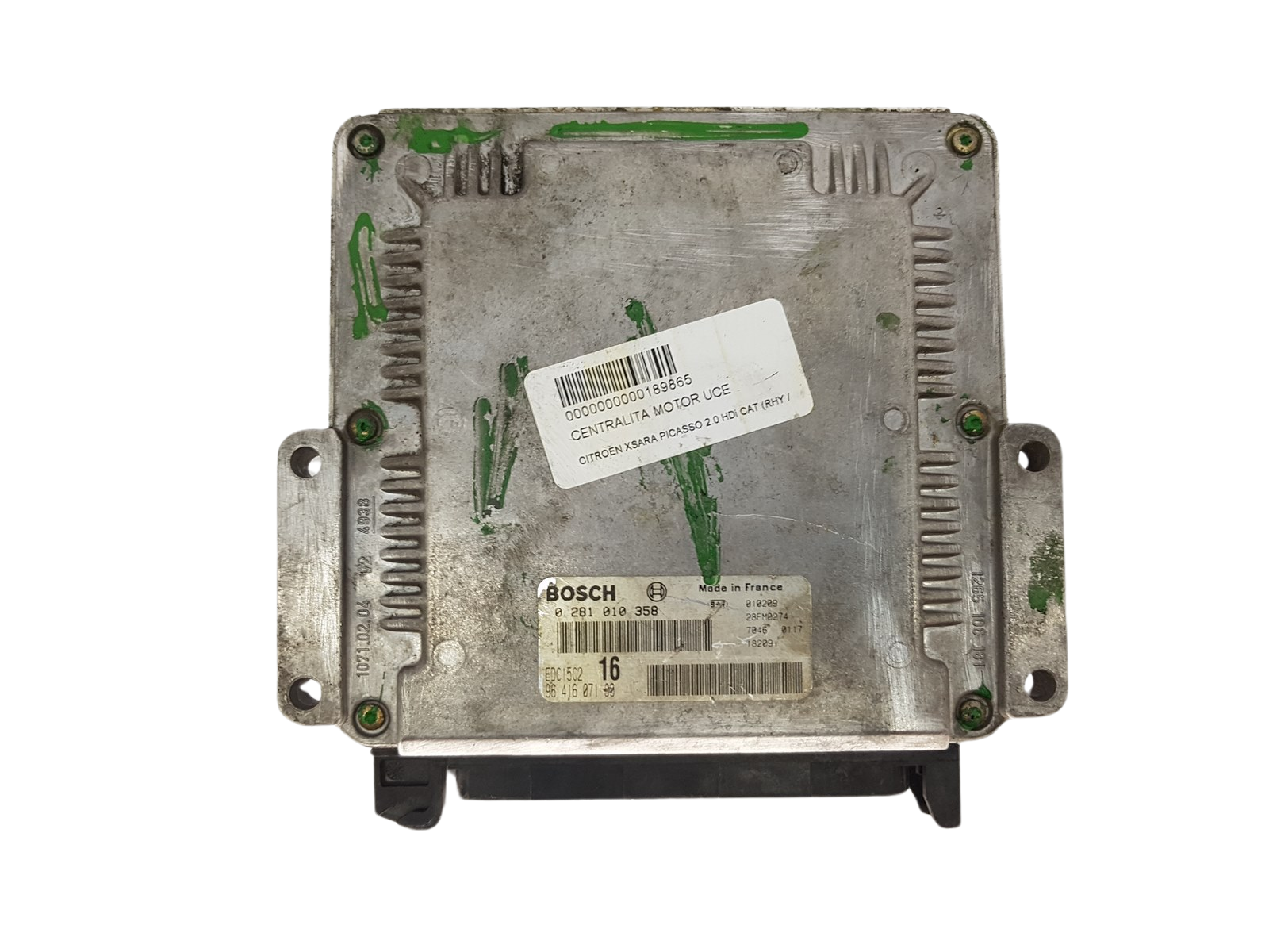 Ohjausyksikkö 0281010358 9641607180 PSA Bosch 3231 main product photo