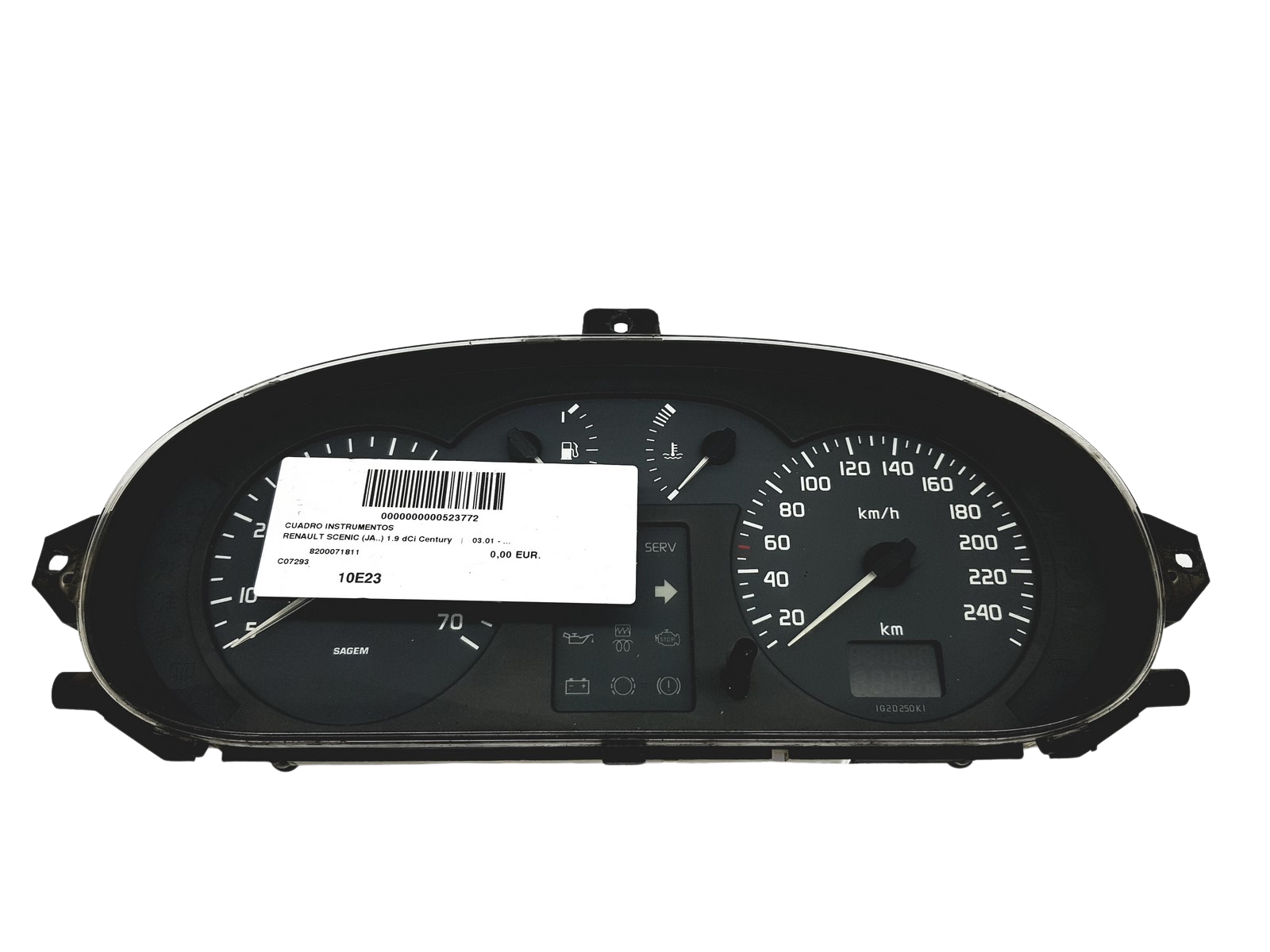 Nopeusmittari Renault Megane 1 Scenic 1 8200071811 57703 main product photo