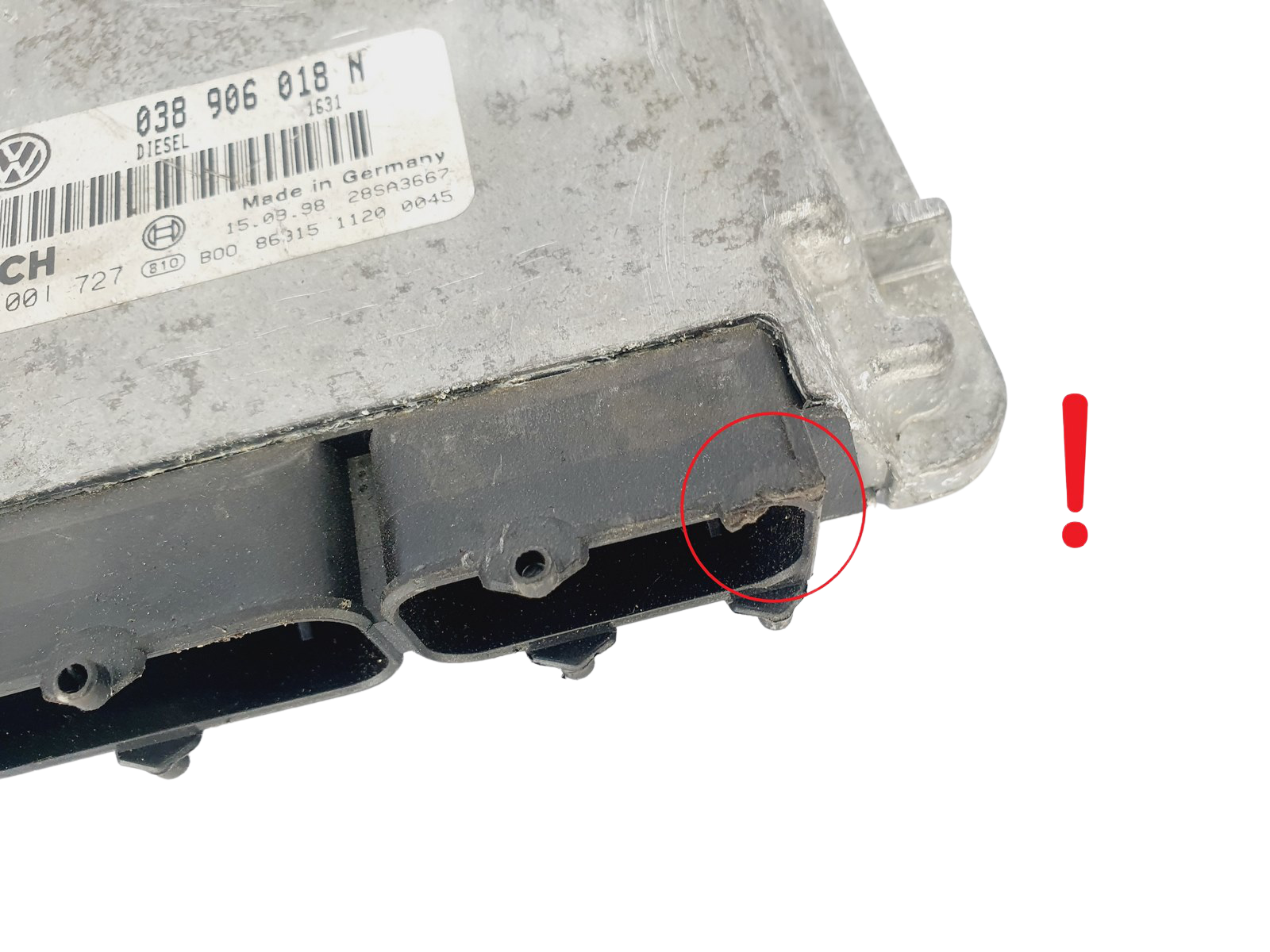 Ohjausyksikkö 038906018N 0281001727 Volkswagen Bosch 45770 main product photo