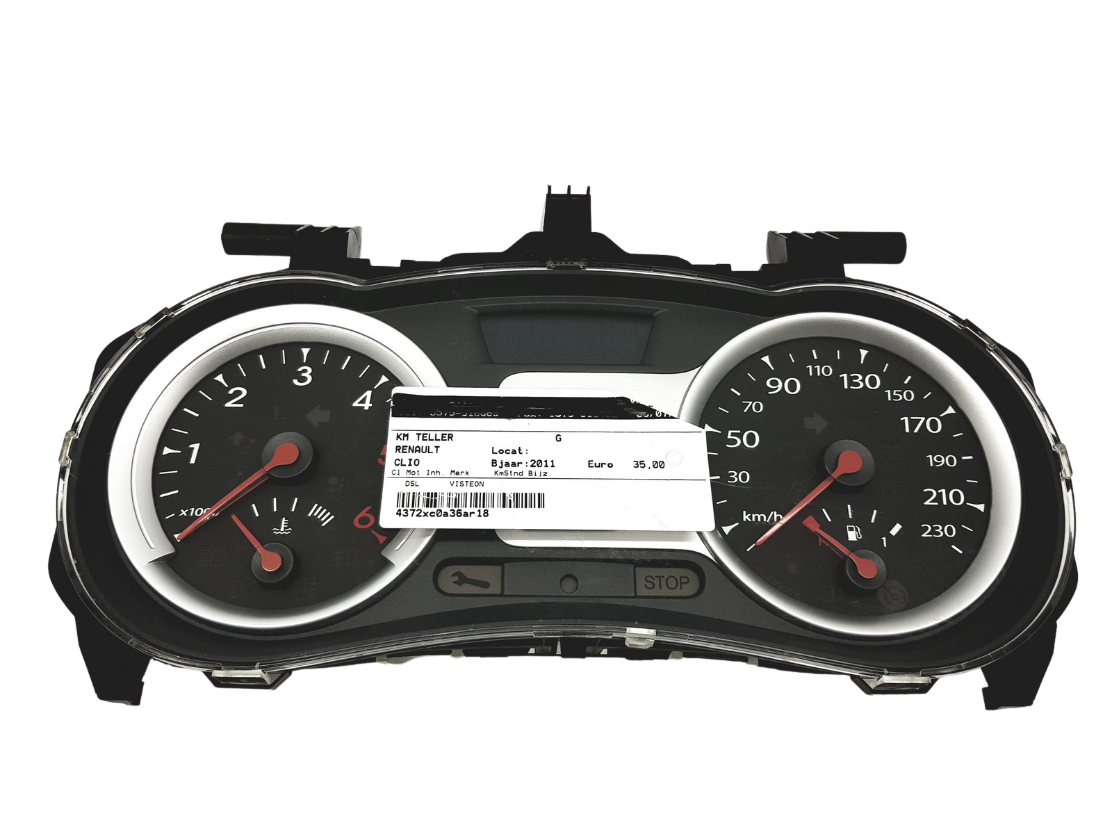 Kierroslukumittari Renault Clio 3 8201060299 A 32512 main product photo