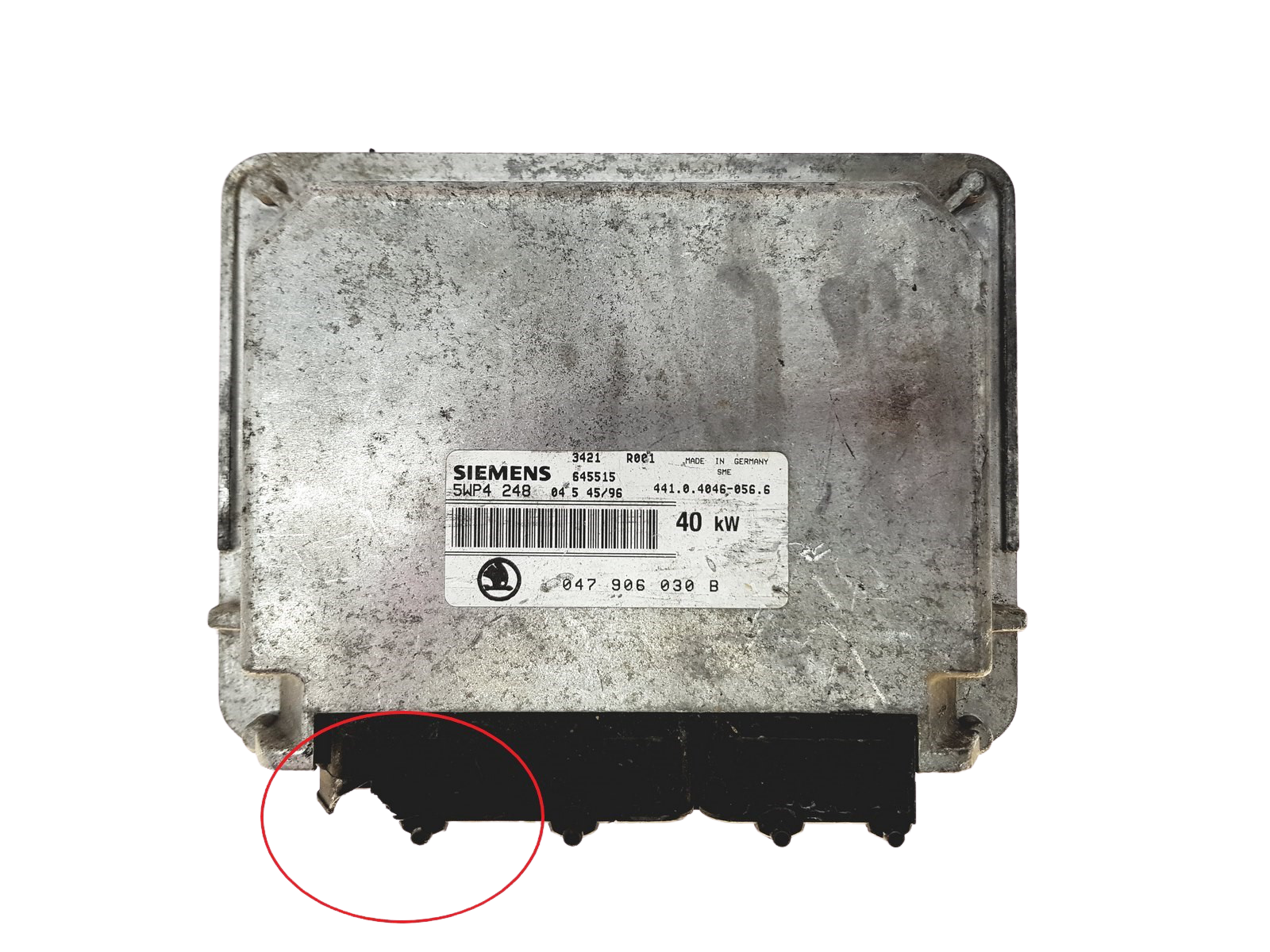Ohjausyksikkö 047906030B 5WP4248 04 Skoda Siemens 30570 main product photo