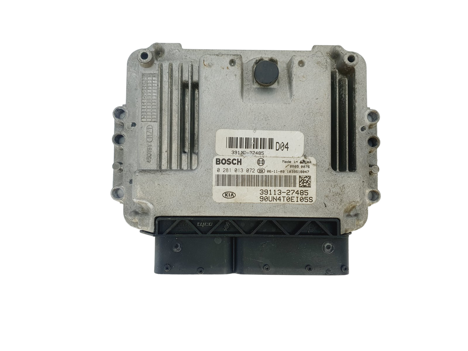 Ohjausyksikkö 0281013072 39113-27485 90UN4T0EI05S KIA Bosch 39512 main product photo