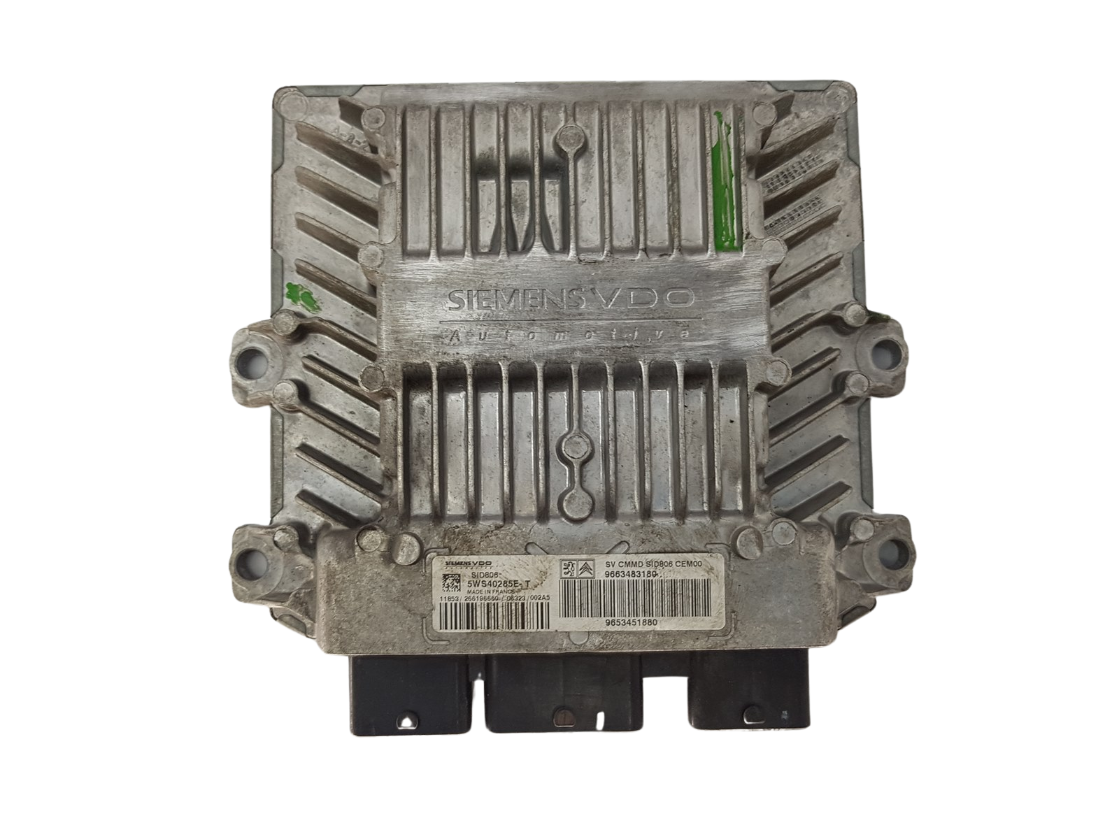 Ohjausyksikkö 9663483180 9653451880 5WS40285E-T SID806 PSA Siemens 3213 main product photo