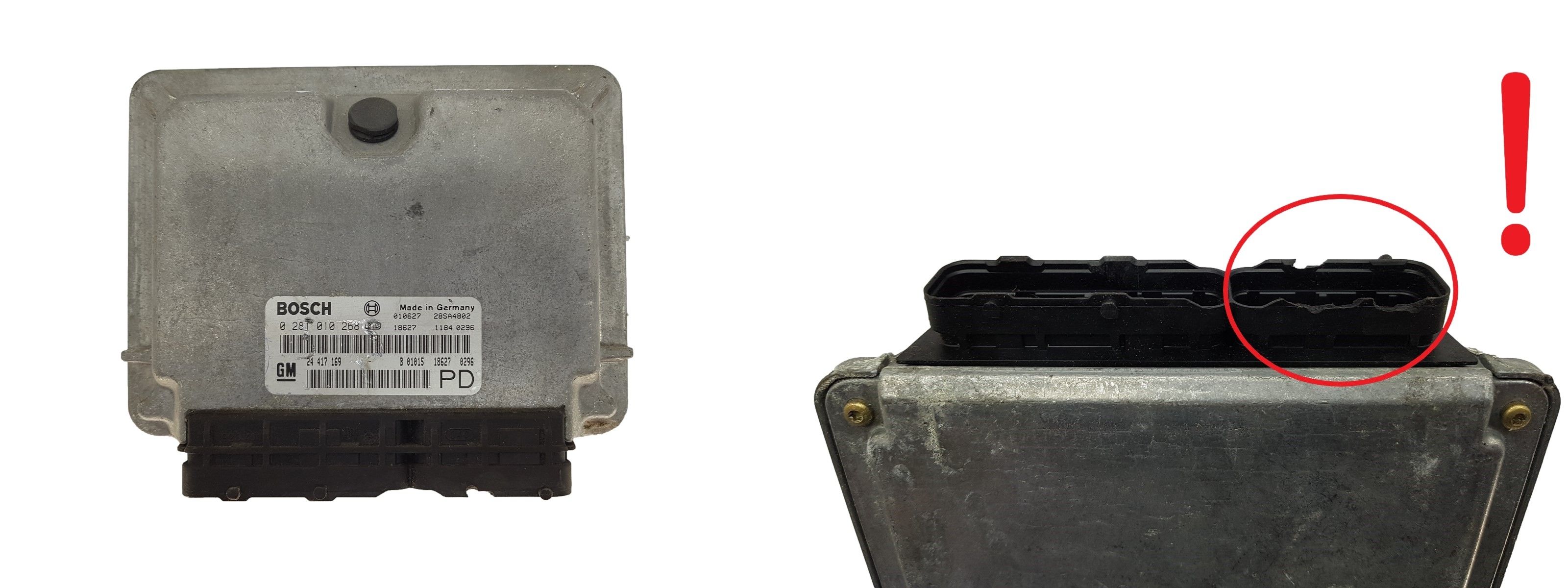 Ohjausyksikkö Opel 24417169 0281010268 Bosch GM 13803 main product photo