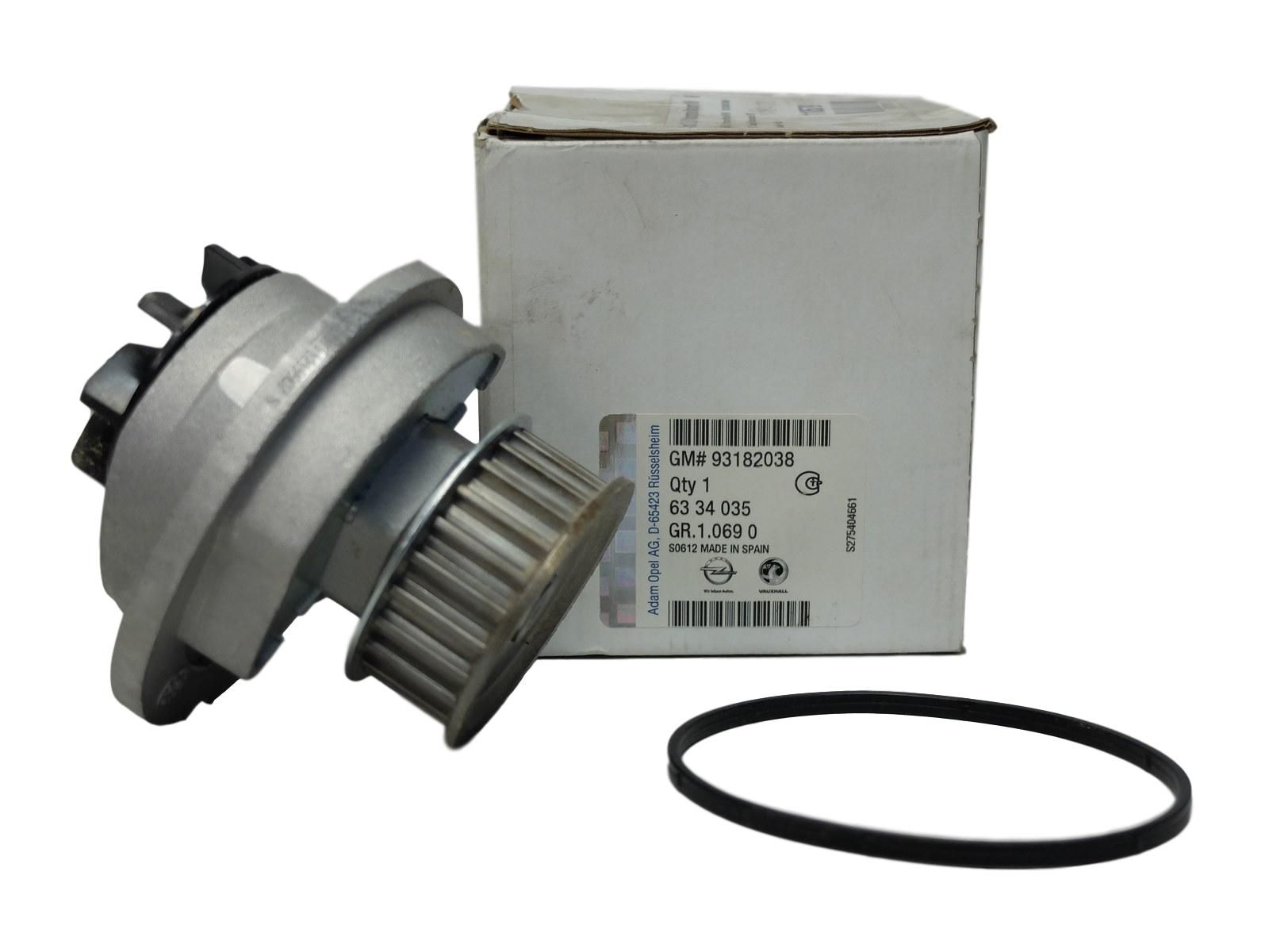 Vesipumppu Uusi Alkuperäinen Opel 1.4 1.6 16V 93182038 6334035 main product photo
