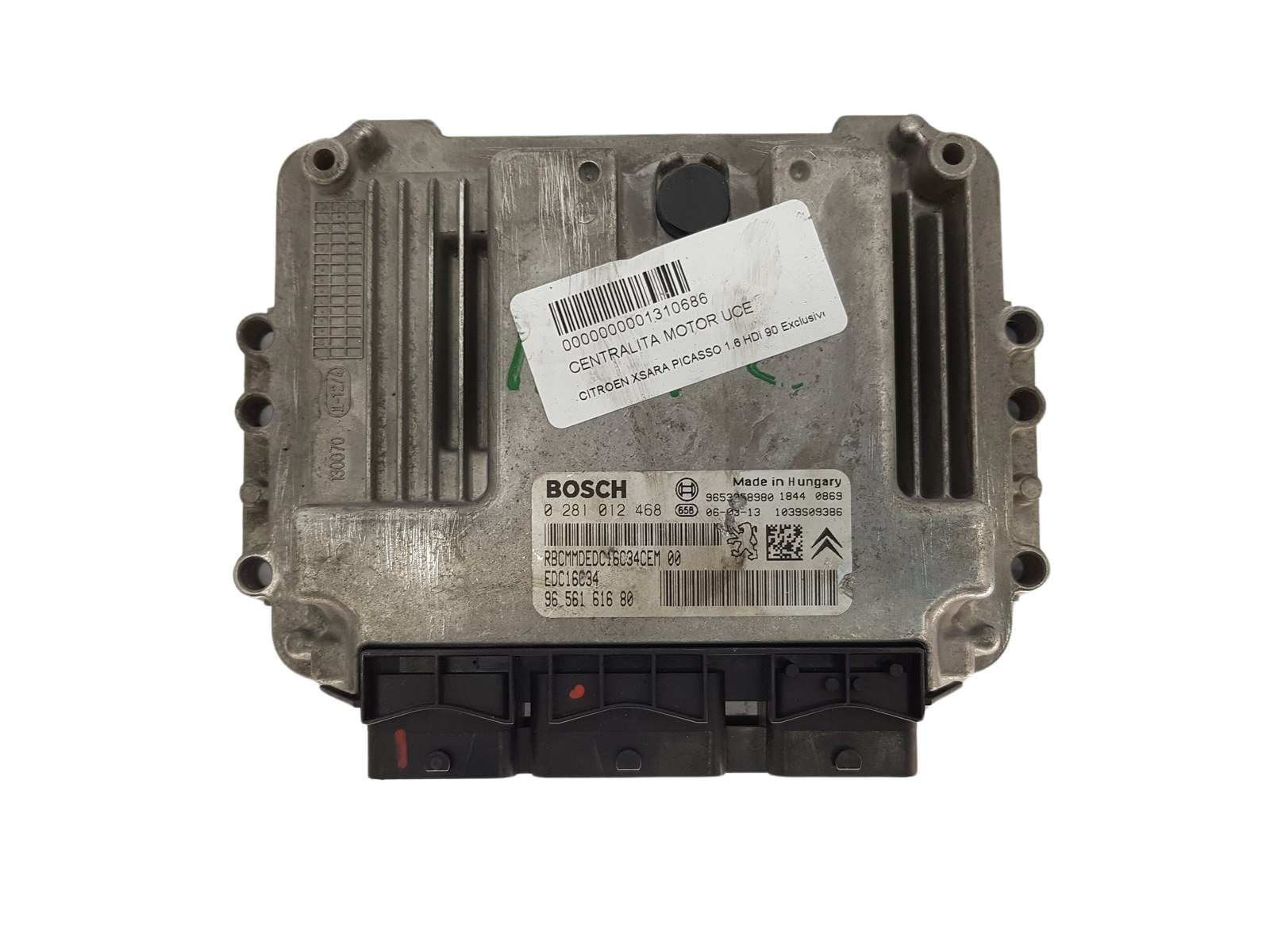Ohjausyksikkö 0281012468 9656161680 9653958980 PSA Bosch 3518 main product photo