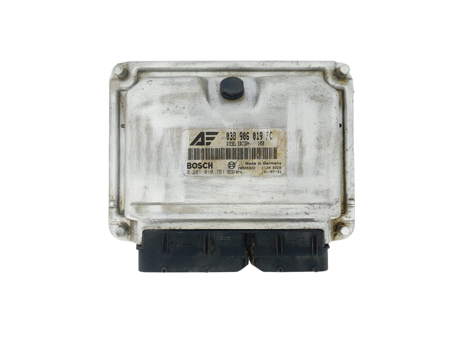 Ohjausyksikkö 038906019FC 0281010751 VW Seat Bosch 45780 main product photo