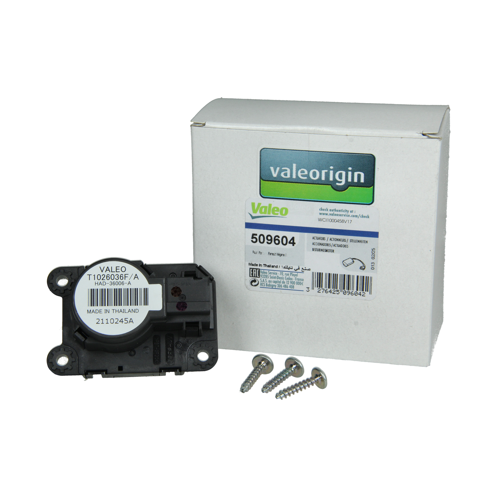 Lämmittimen moottori 509604 7701207721 Renault Valeo main product photo
