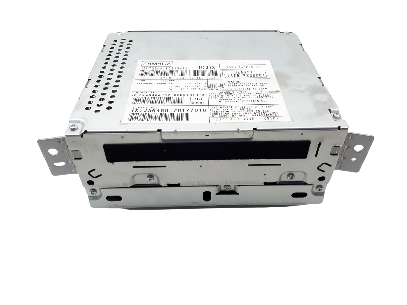 Radio-CD-soitin Jaguar CD 7G9N-18C815-TA 7G9N-14C230-TA main product photo