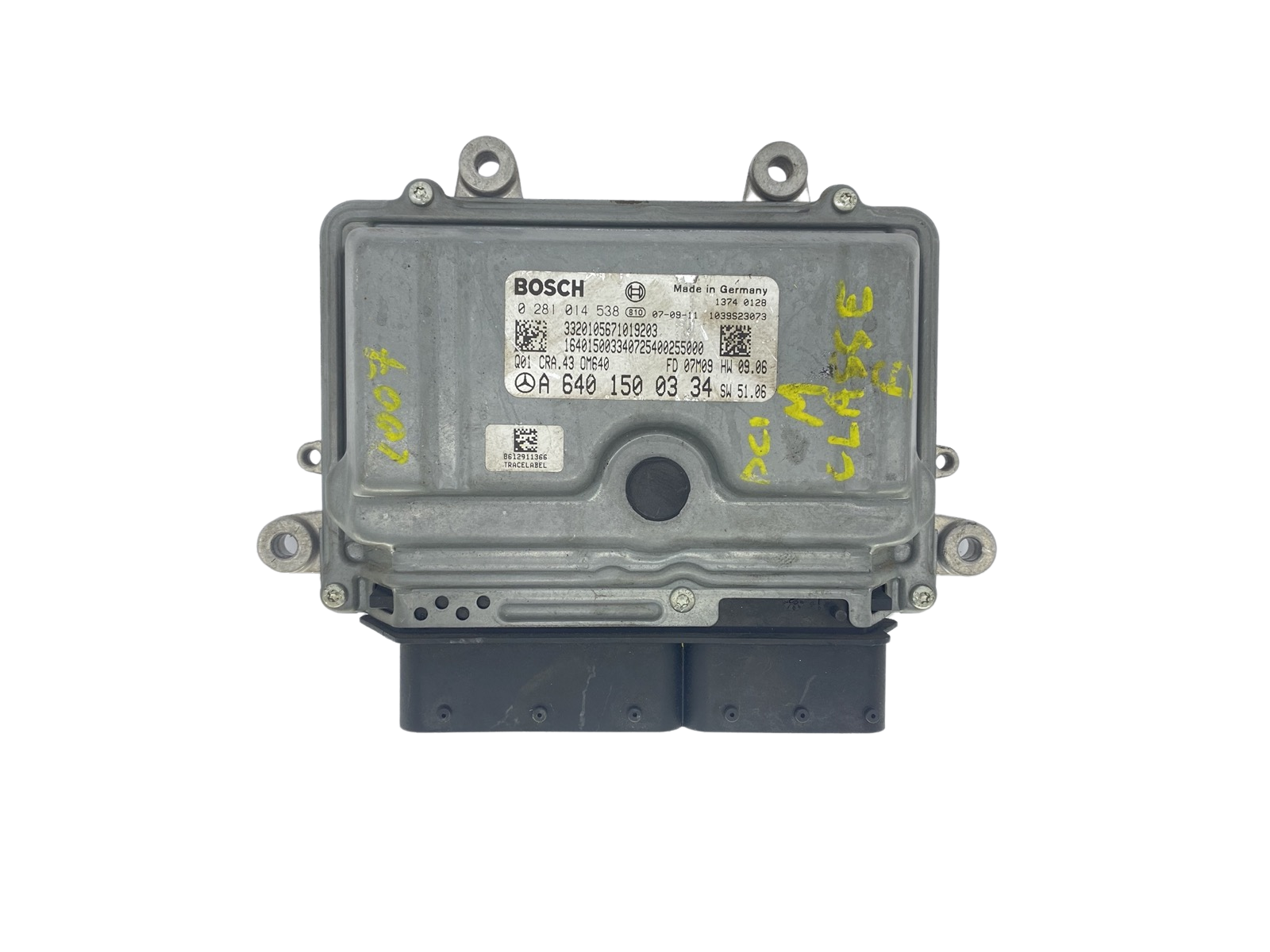 Ohjausyksikkö 0281014538 A6401500334 Mercedes Bosch 56478 main product photo