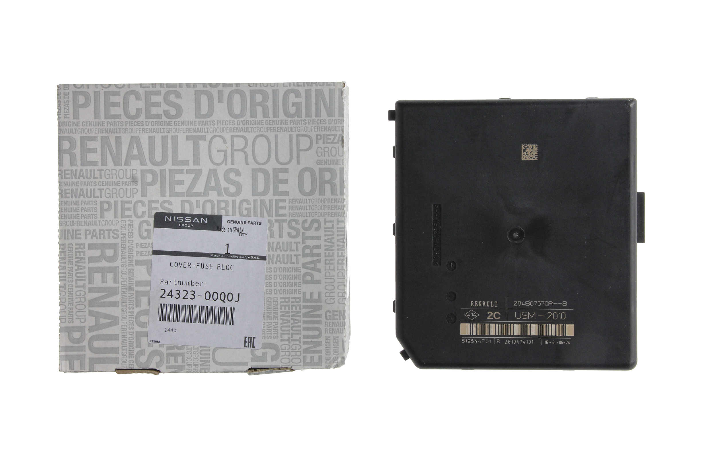 Ohjausyksikön moduuli Uusi Alkuperäinen 2432300Q0J 284B67570R Renault Nissan main product photo