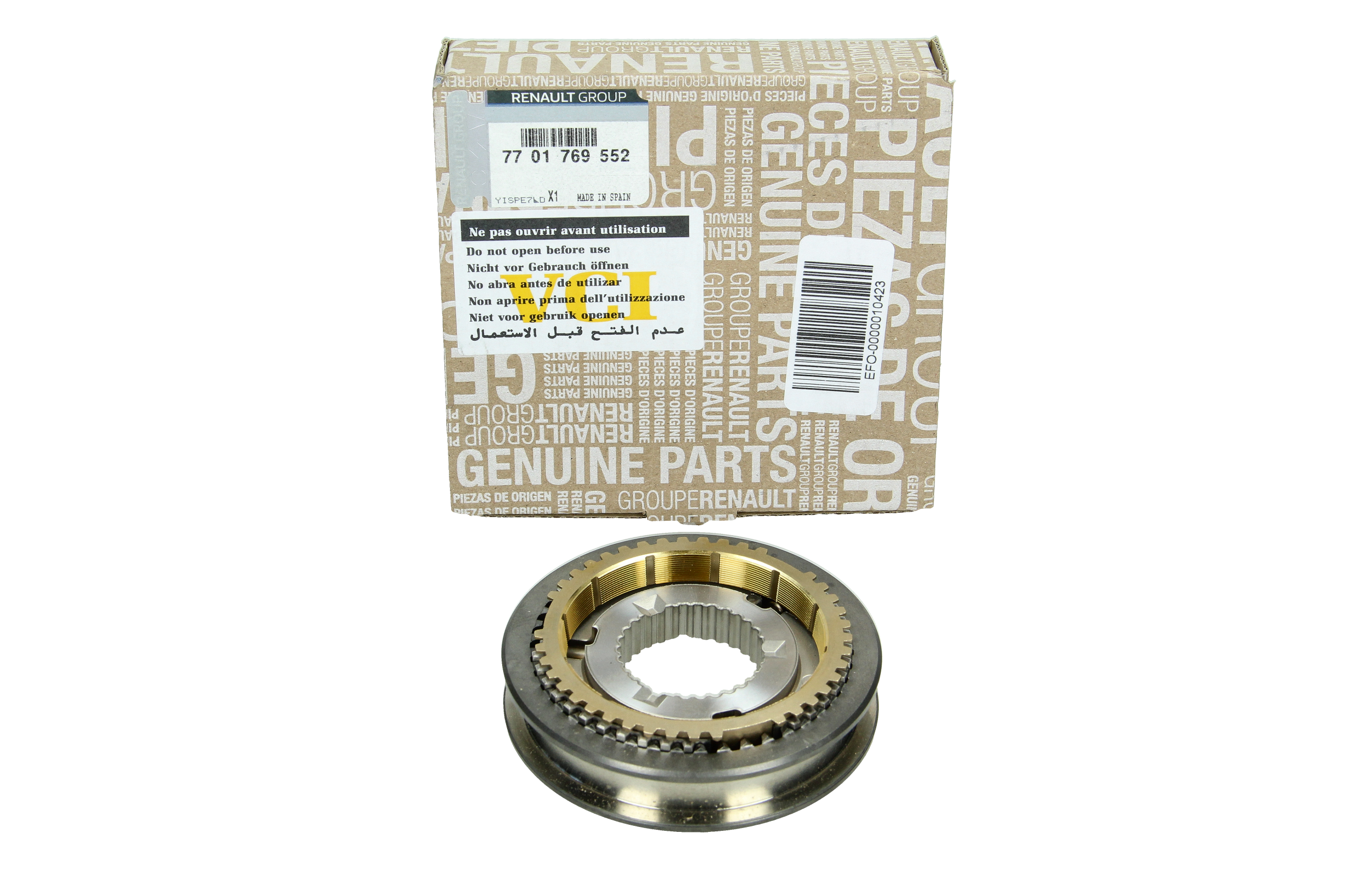 Synkronointi Alkuperäinen Renault 7701769552 main product photo