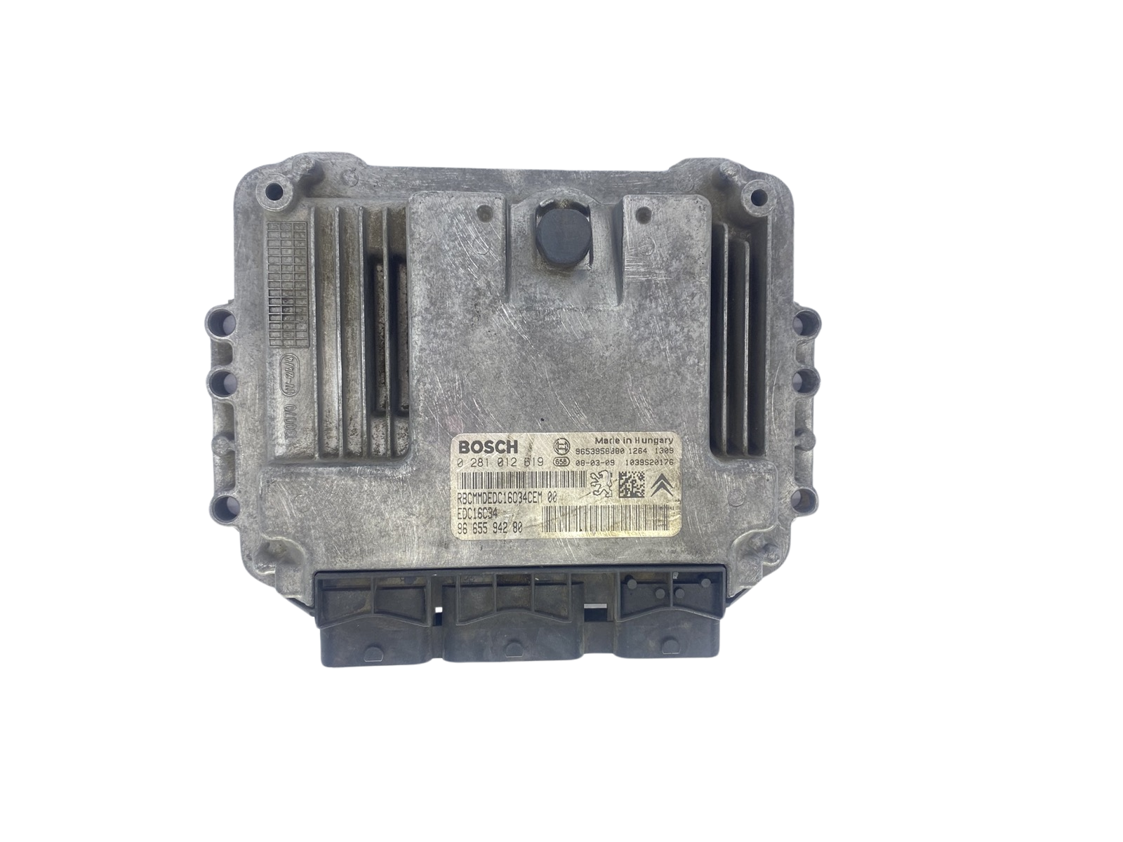 Ohjausyksikkö 9665594280 965395880 0281012619 PSA Bosch main product photo