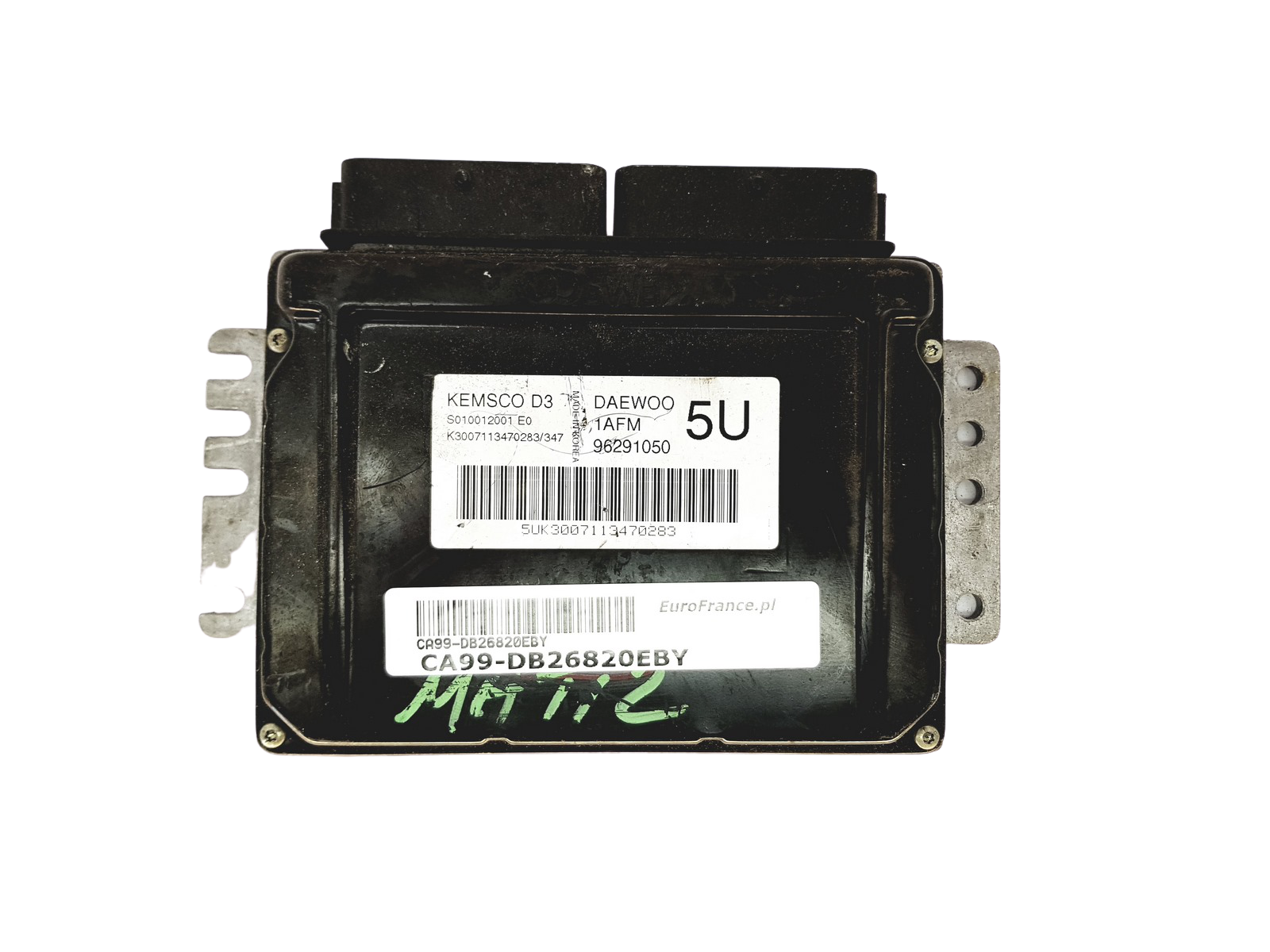 Ohjausyksikkö 96291050 S010012001E0 Daewoo Chevrolet Kemsco 26820 main product photo