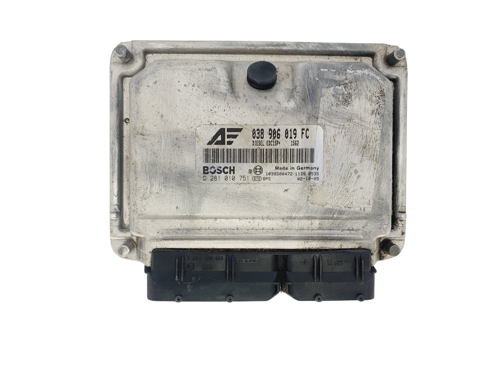 Ohjausyksikkö 038906019FC 0281010751 VW Seat Bosch 45105 main product photo
