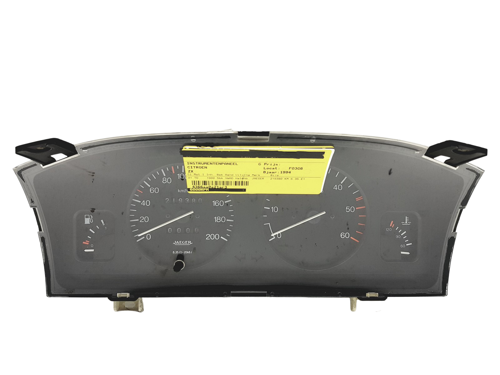 Kierroslukumittari Citroen ZX 9618510780 49685 main product photo