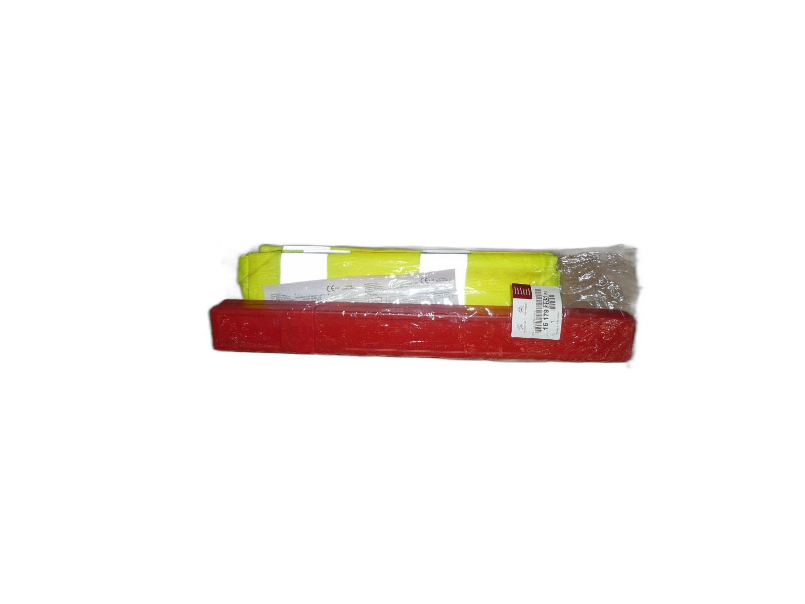 Huomioliivi + Varoituskolmio Alkuperäinen 1617925580 Citroen Peugeot main product photo